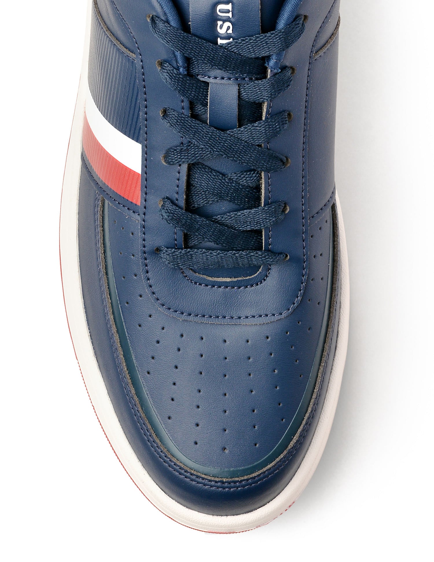 Men Gael Navy Retro Court Sneakers Navy - U.S. Polo Assn. India | Large