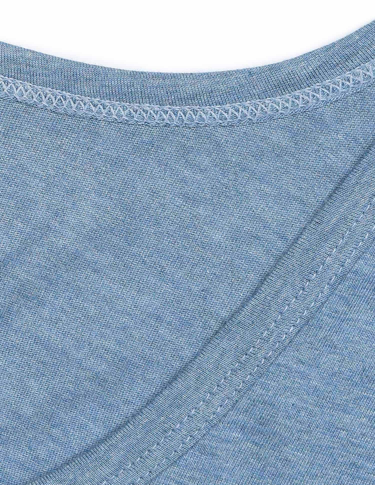 Heathered Comfort Fit PV004 Vest - Pack Of 1 Blue Melange - U.S. POLO ASSN. | Large