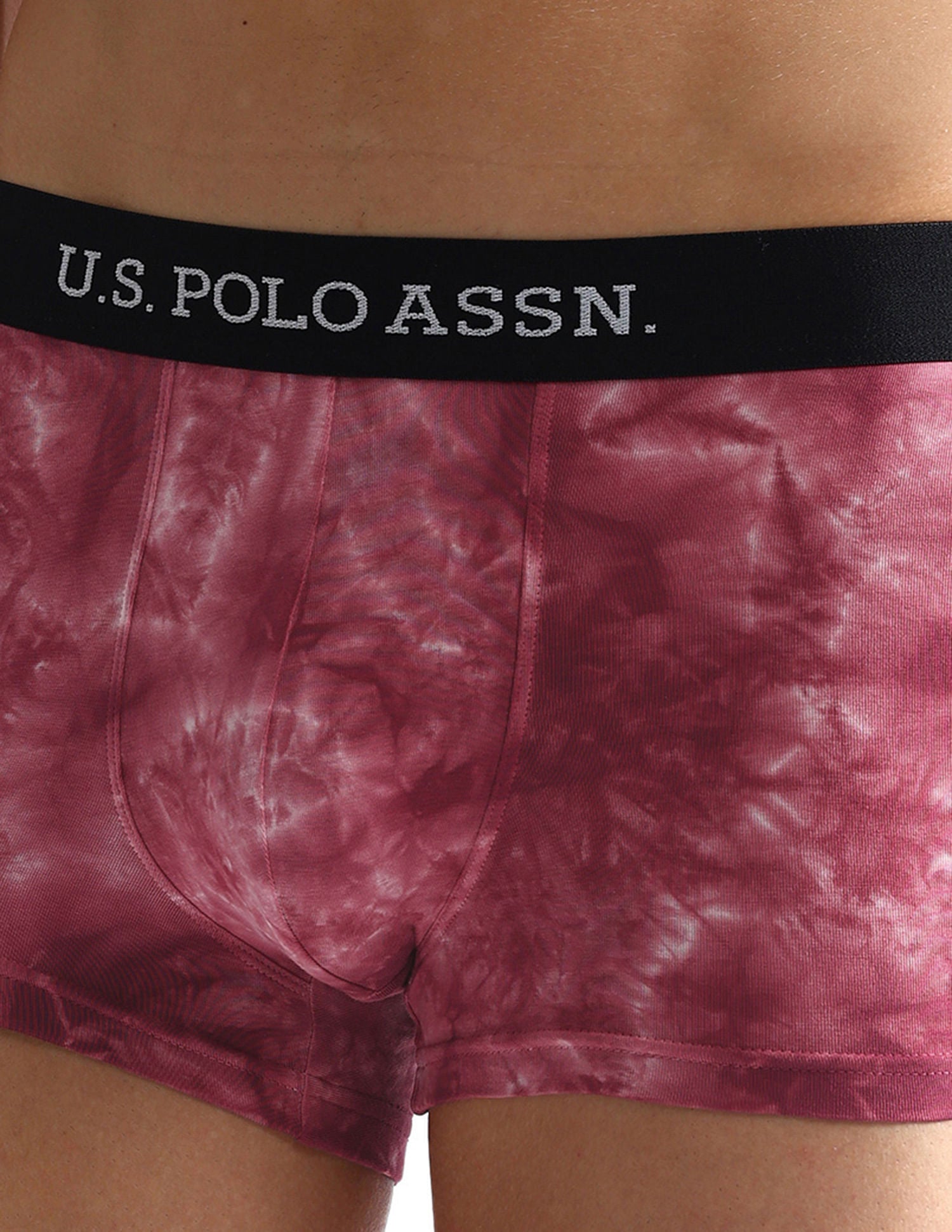 Cotton Stretch Antibacterial OET03 Trunks - Pack Of 1 Wine - U.S. POLO ASSN. | Large