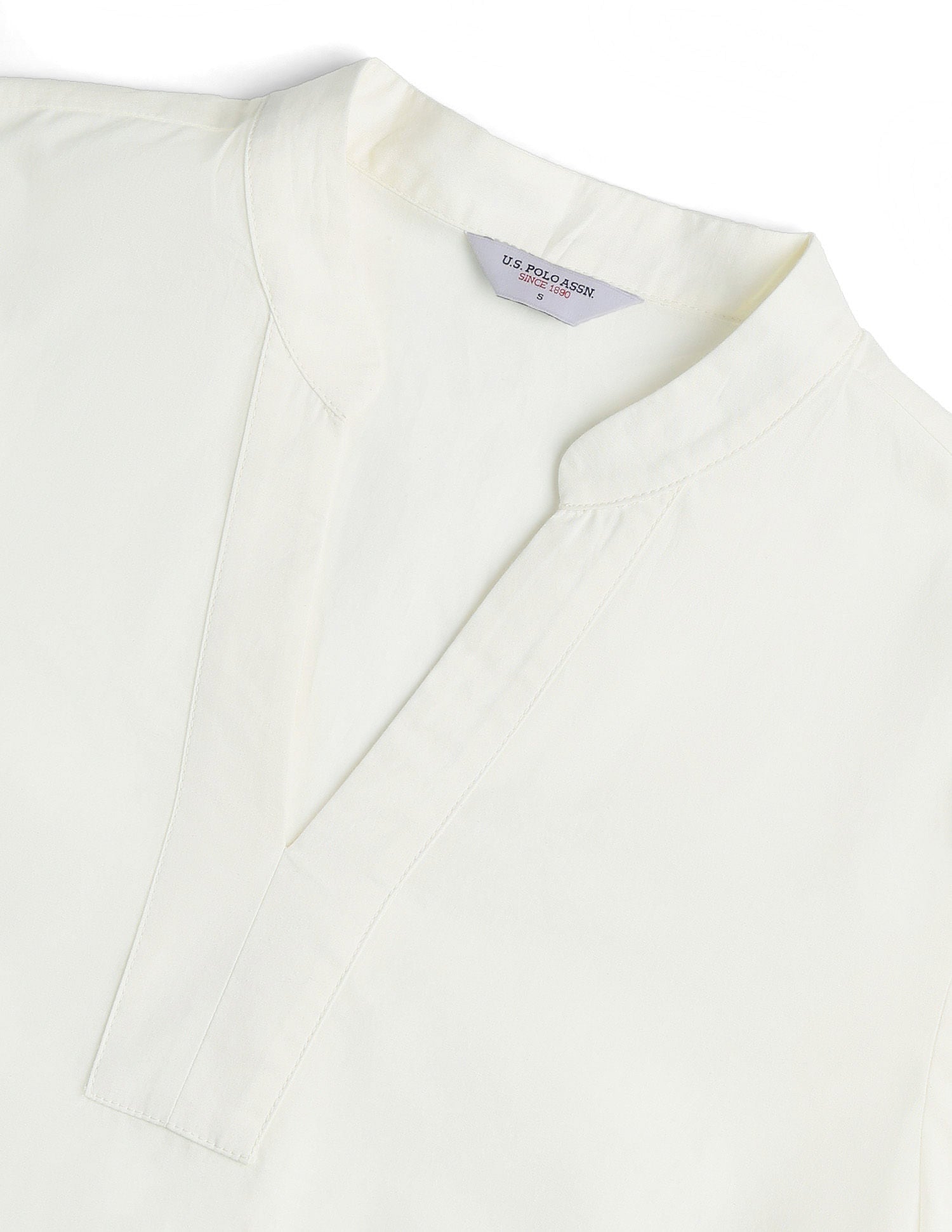 Regular Fit Solid Top Off White - U.S. POLO ASSN. | Large