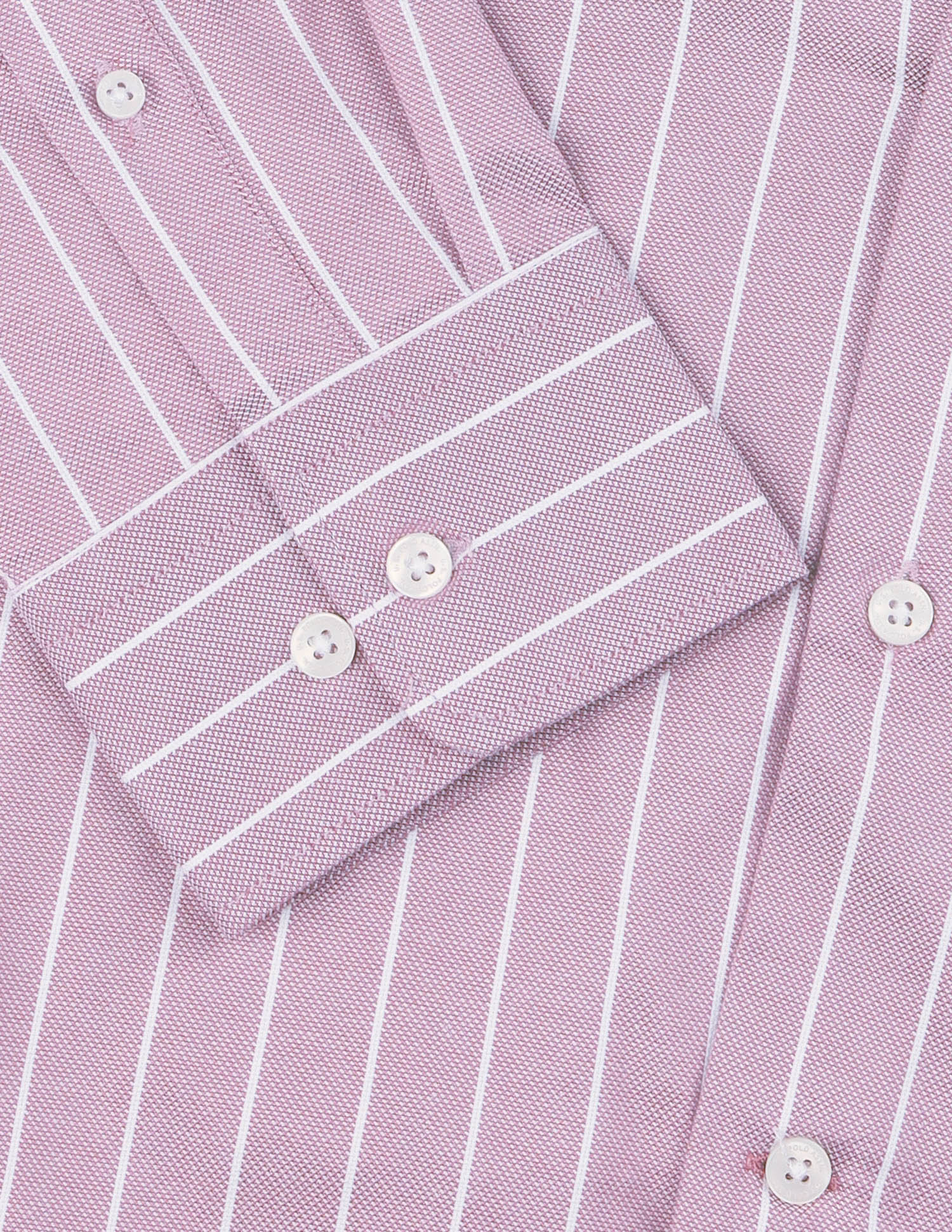 Tailored Fit Vertical Striped Shirt Pink - U.S. Polo Assn. India | Large