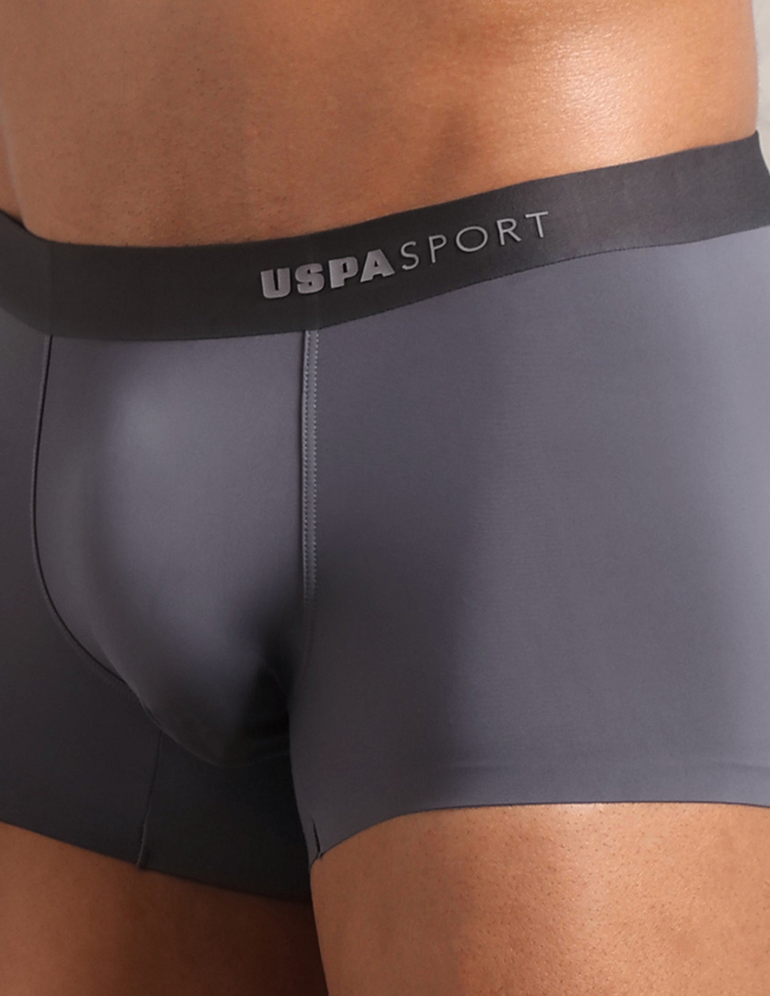 Ultra Light RT006 Seamless Trunk Dull Grey - U.S. Polo Assn. India | Large