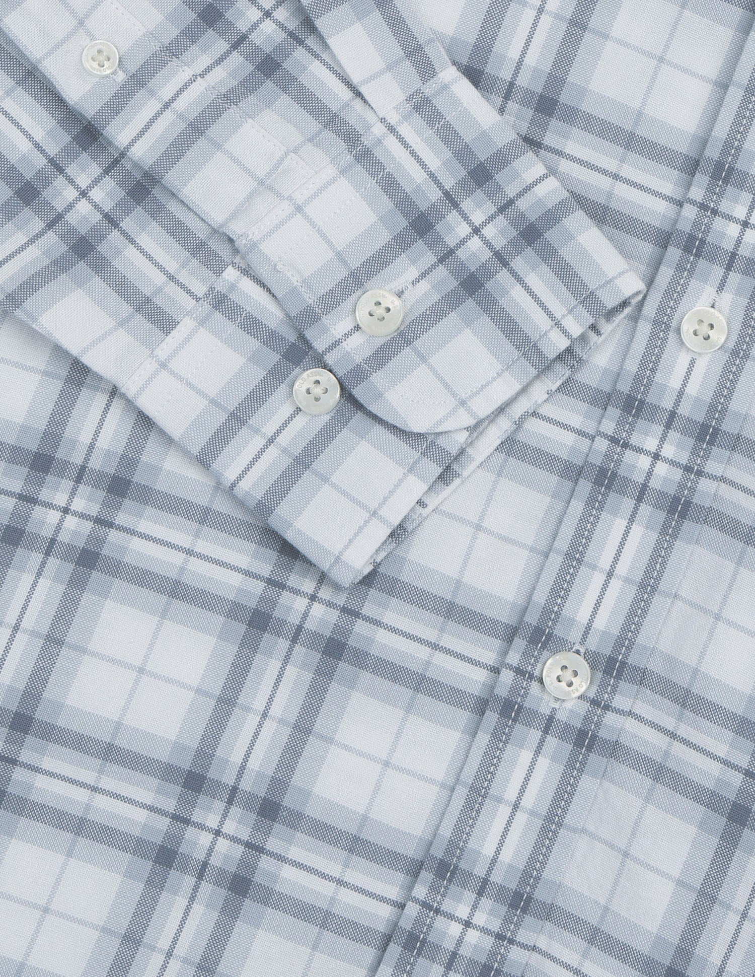 Tartan Checked Oxford Shirt Grey - U.S. Polo Assn. India | Large