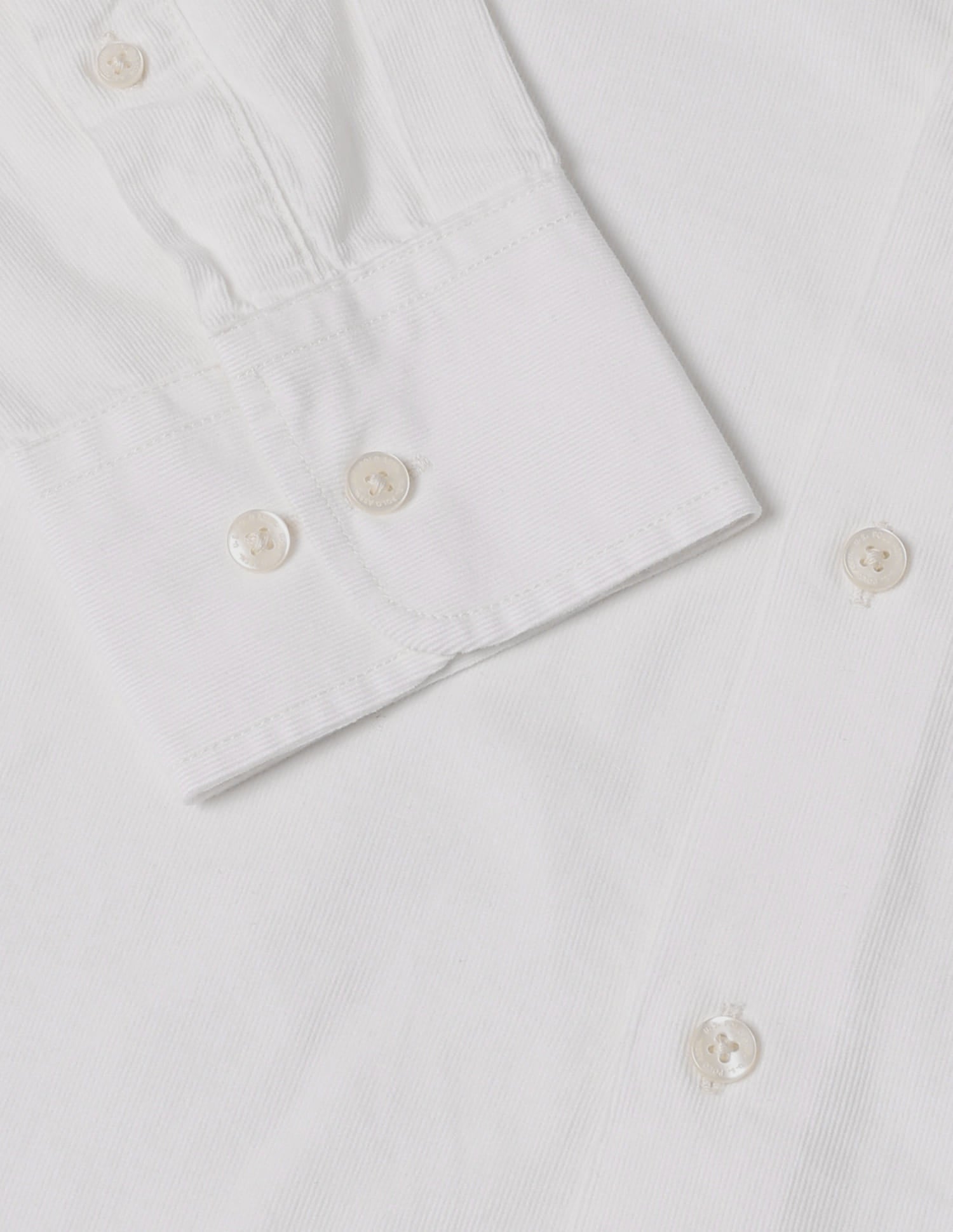 Tailored Fit Corduroy Shirt White - U.S. Polo Assn. India | Large