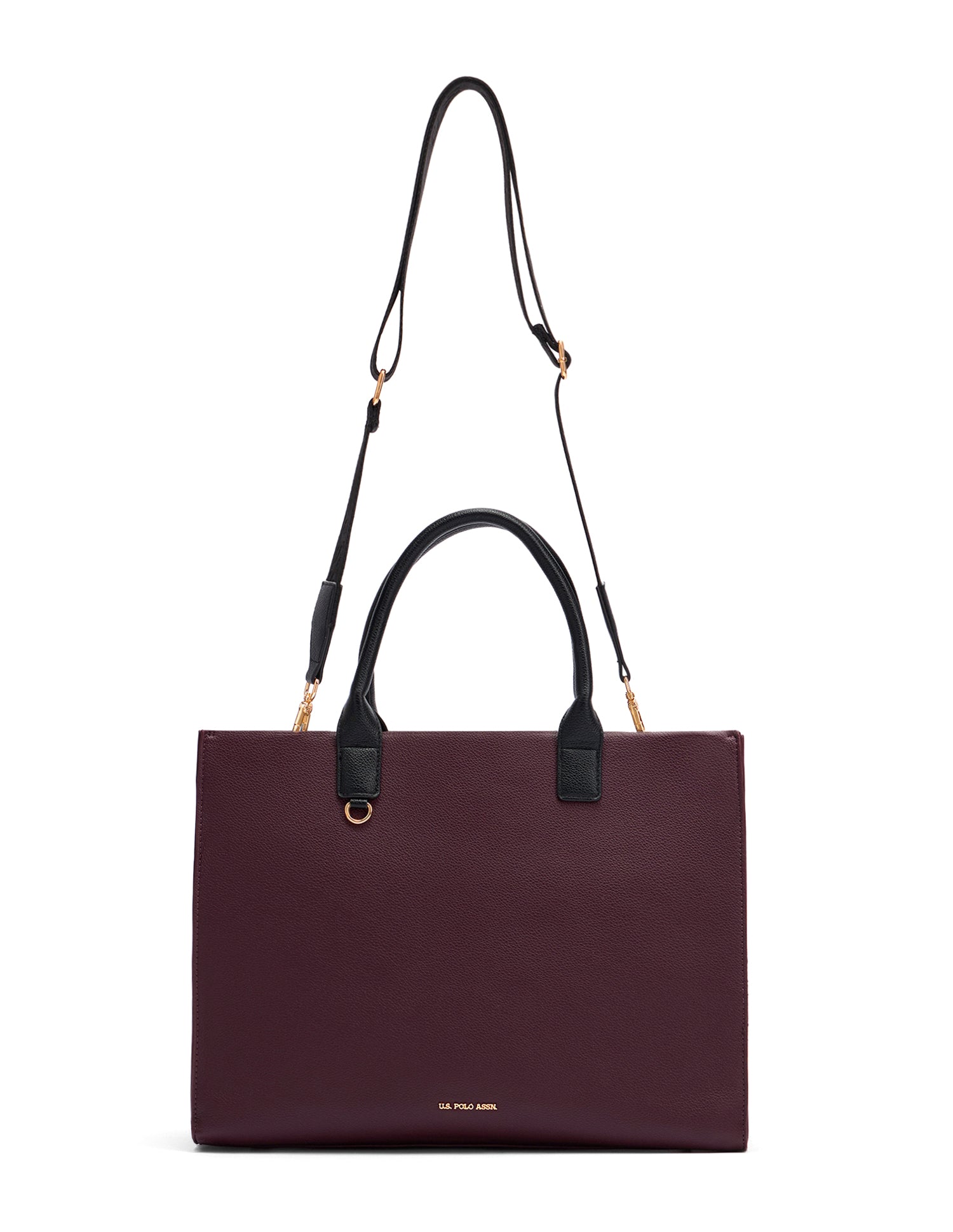 Carmella Tote Bag Burgundy - U.S. Polo Assn. India | Large