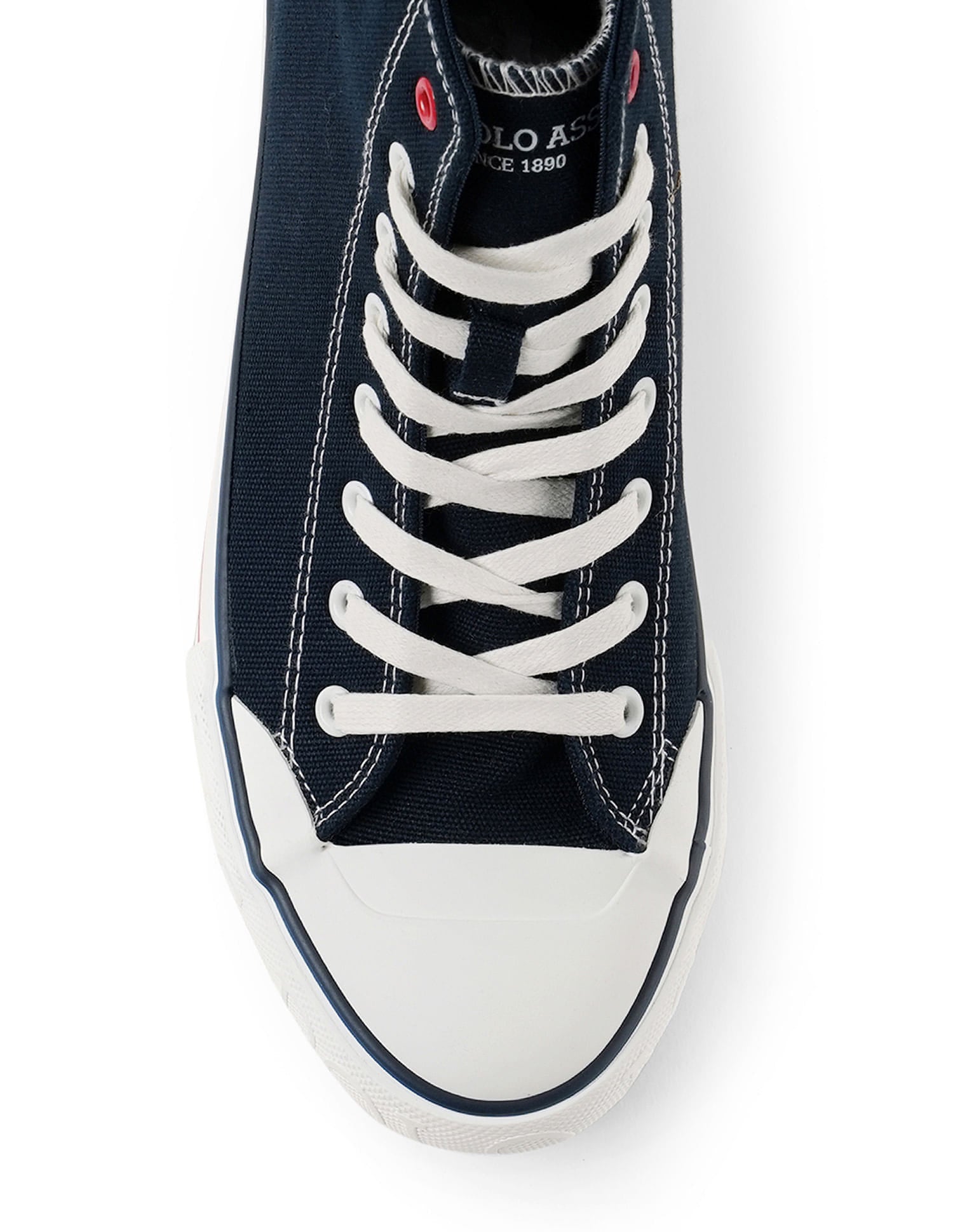 Men Vlair 2.0 Canvas Mid Top Casual Shoes Navy - U.S. Polo Assn. India | Large