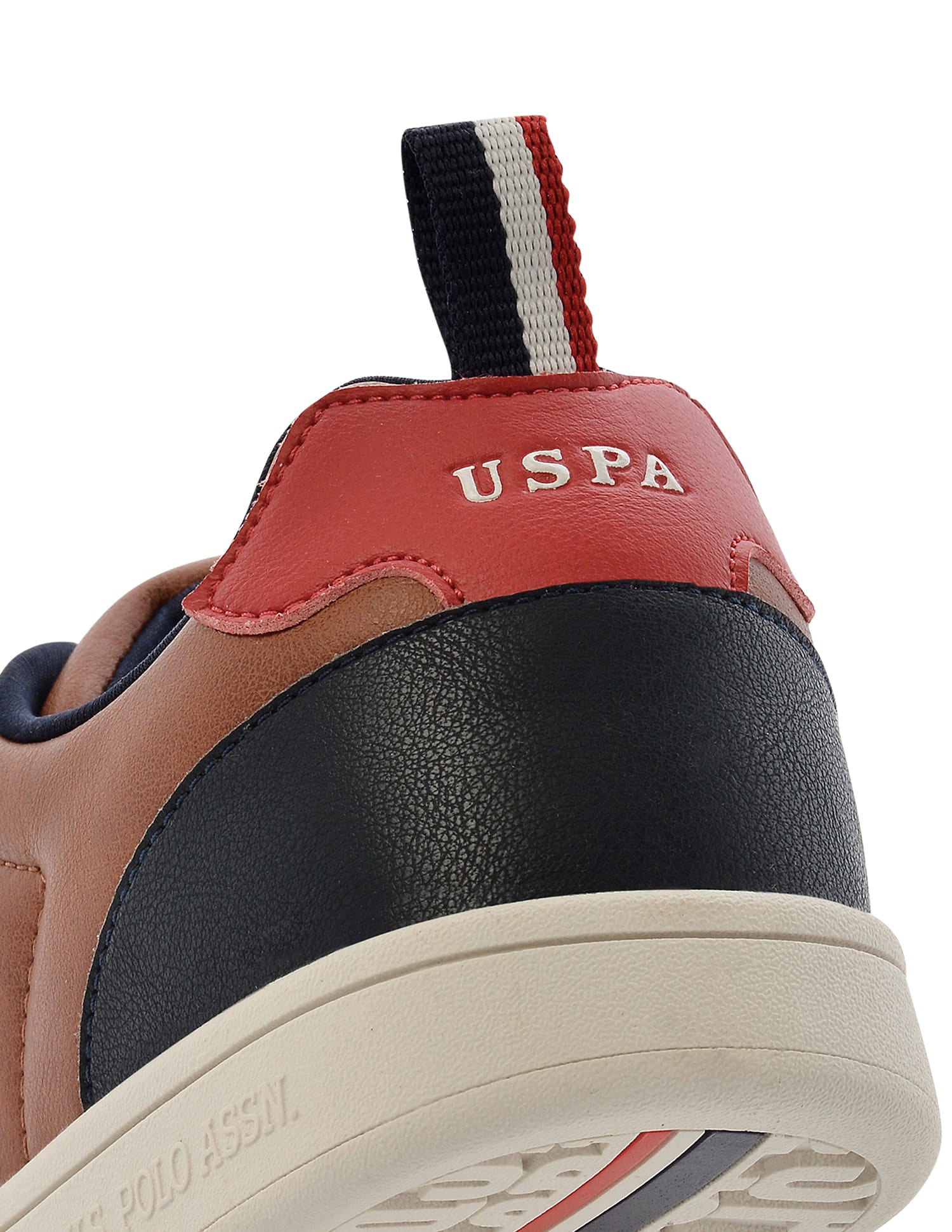 Colour Block Panelled Stefan 3.0 Sneakers Tan - U.S. Polo Assn. India | Large