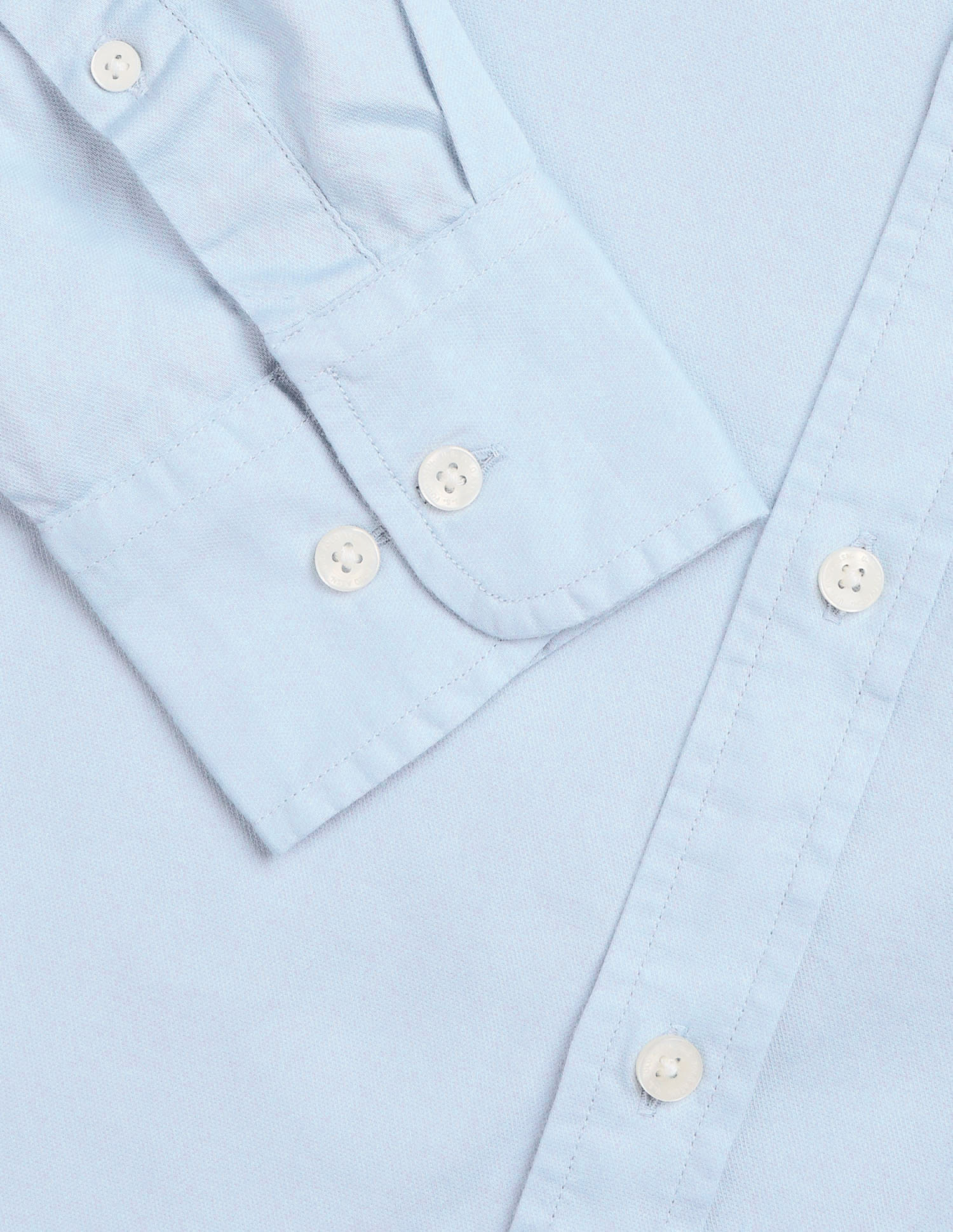 Solid Tailored Fit Shirt Blue - U.S. Polo Assn. India | Large