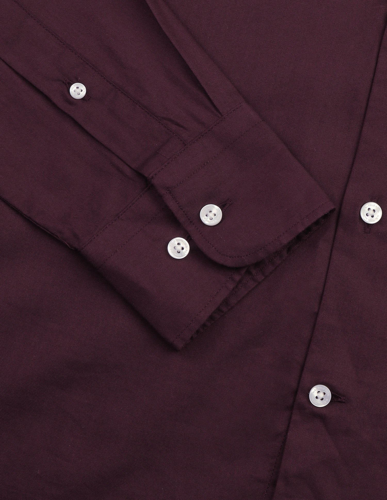Twill Regular Fit Shirt Maroon - U.S. Polo Assn. India | Large
