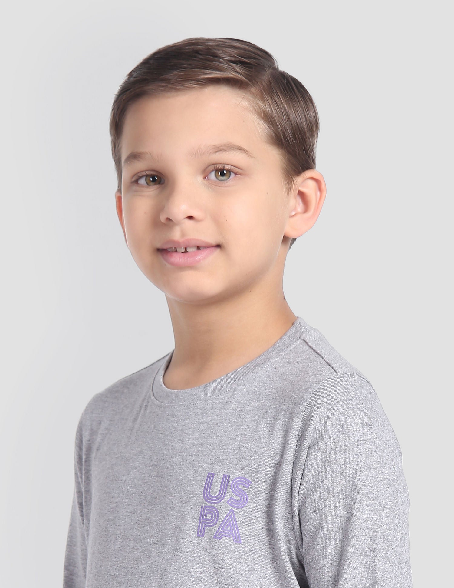 Cotton OKE02 Lounge T-Shirt - Pack Of 1 Grey - U.S. POLO ASSN. | Large