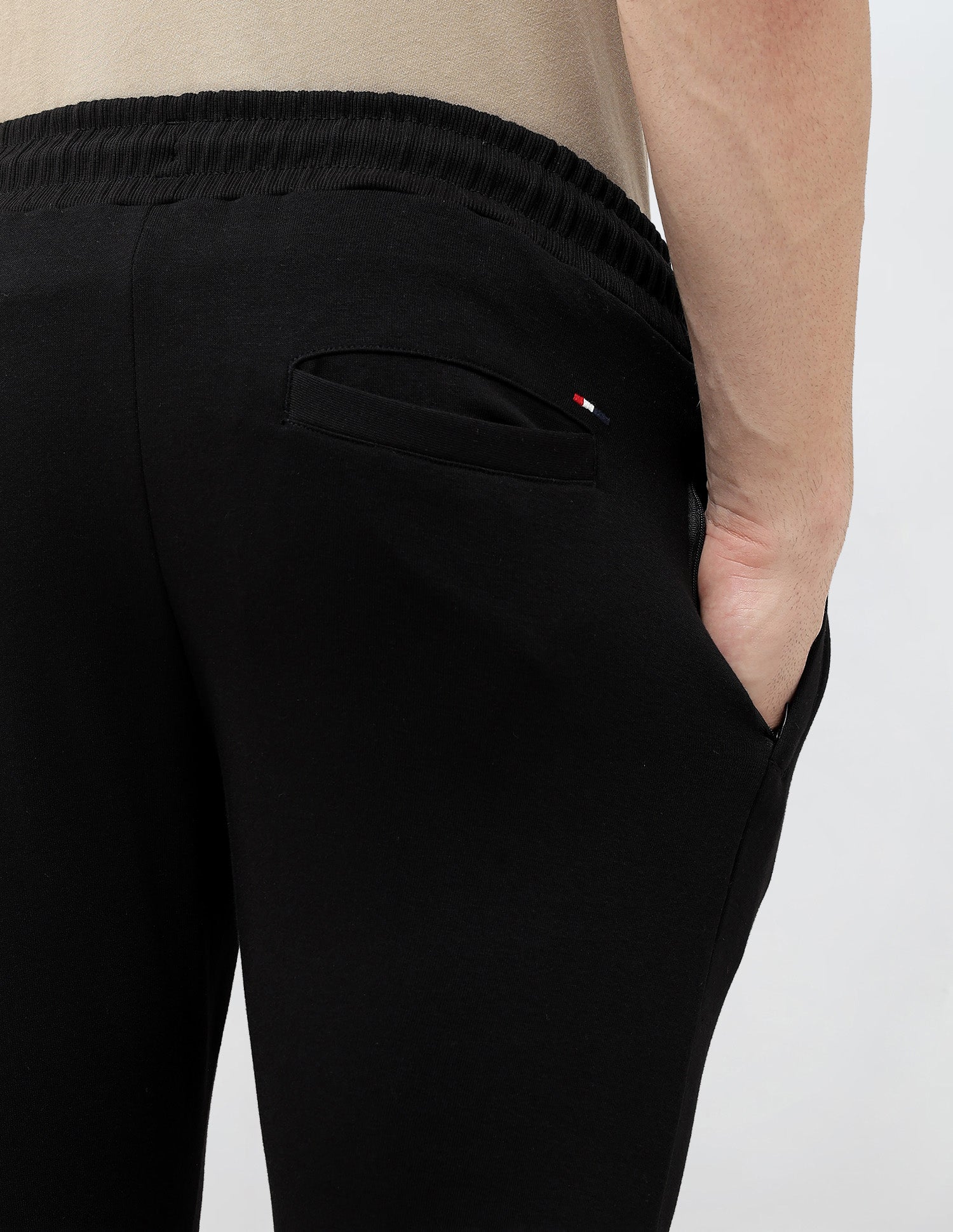 Solid Regular Fit Track Pants Black - U.S. POLO ASSN. | Large