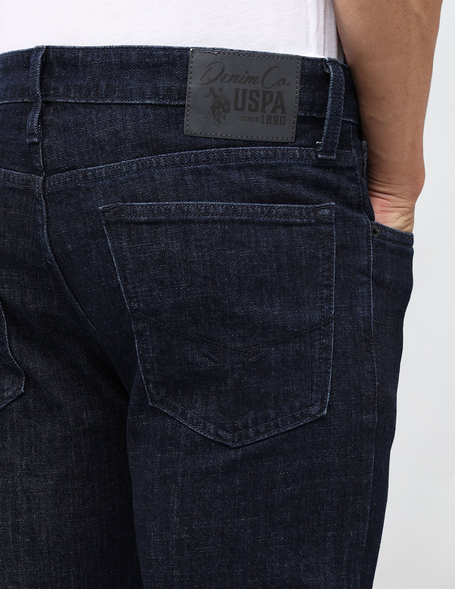 Regallo Skinny Fit Blue Jeans Indigo - U.S. Polo Assn. India | Large