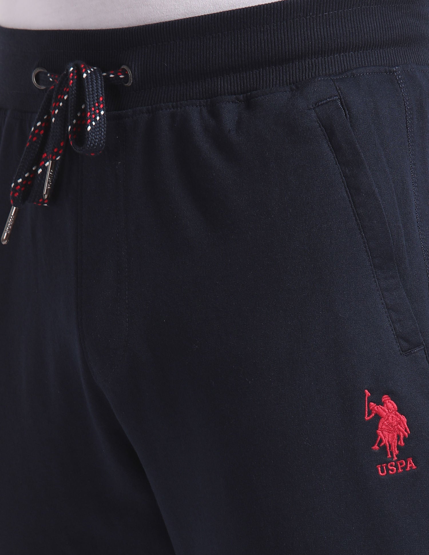 Mid Rise Drawstring Waist I604 Joggers - Pack Of 1 Navy - U.S. POLO ASSN. | Large