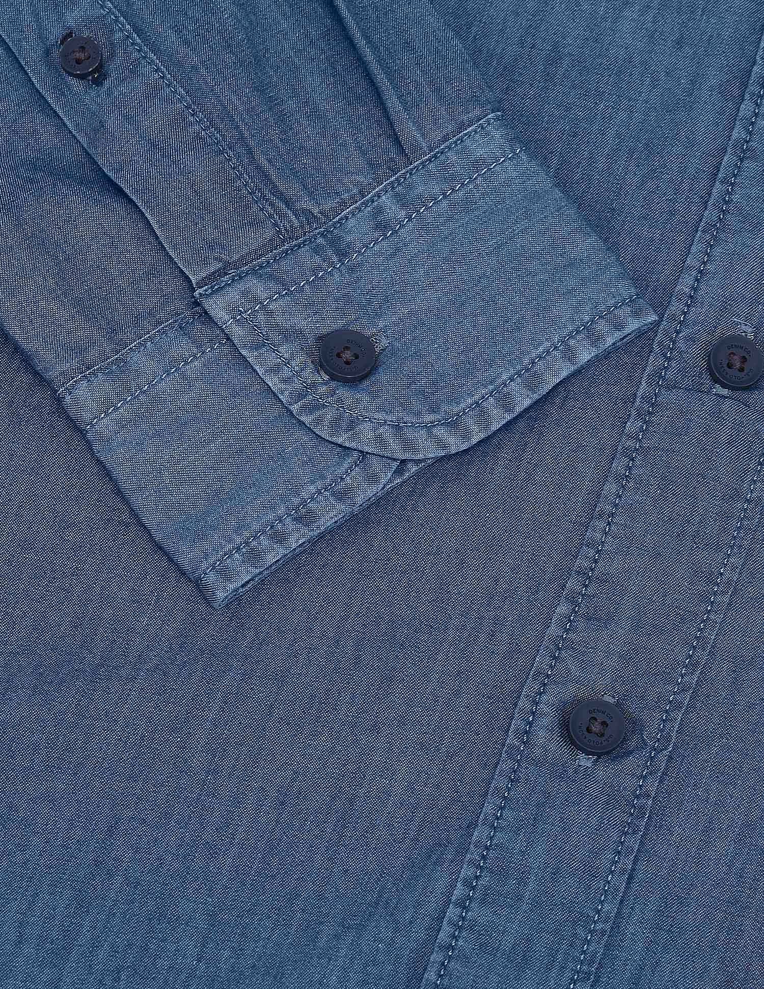 Slim Fit Chambray Shirt Dark Indigo - U.S. POLO ASSN. | Large