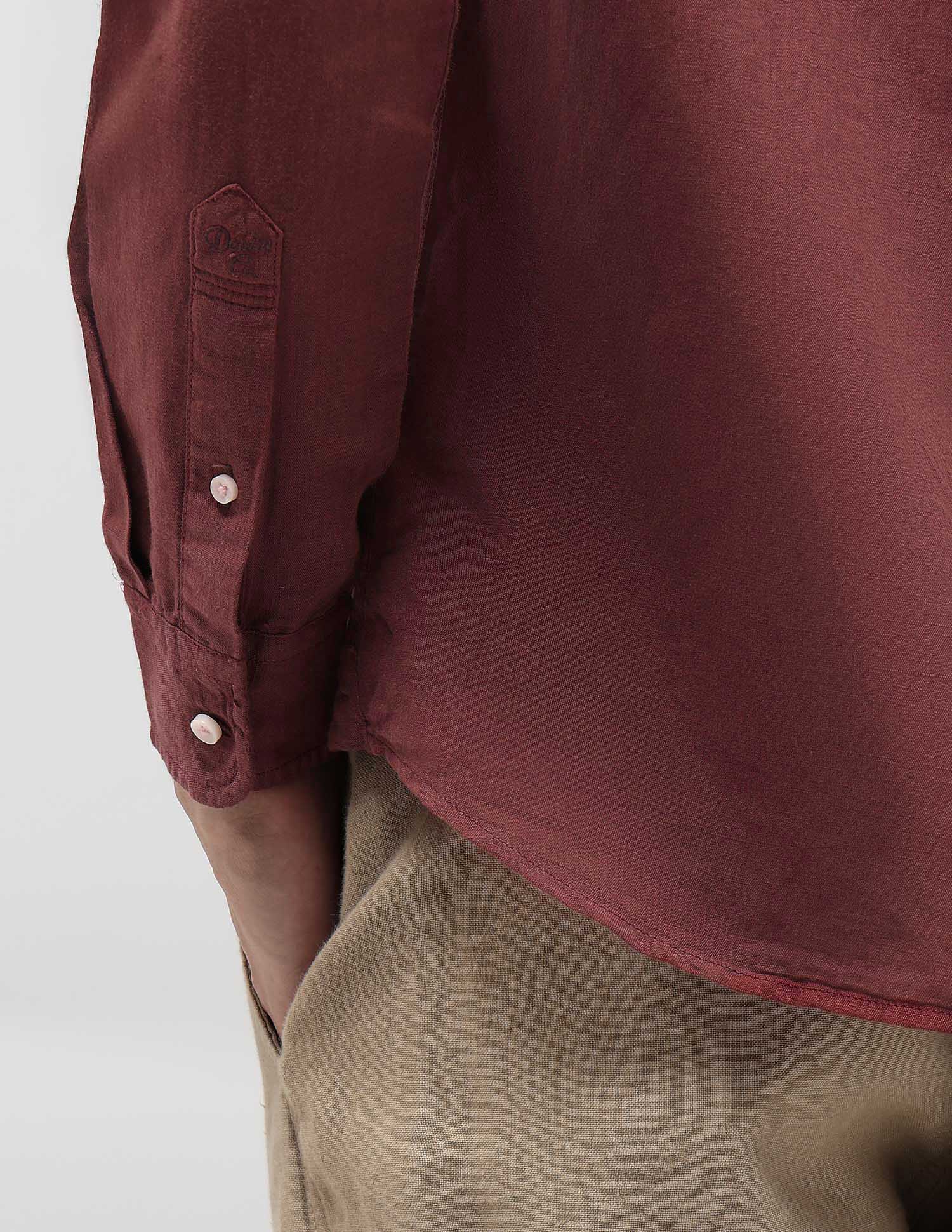 Solid Regular Fit Shirt Rust - U.S. Polo Assn. India | Large