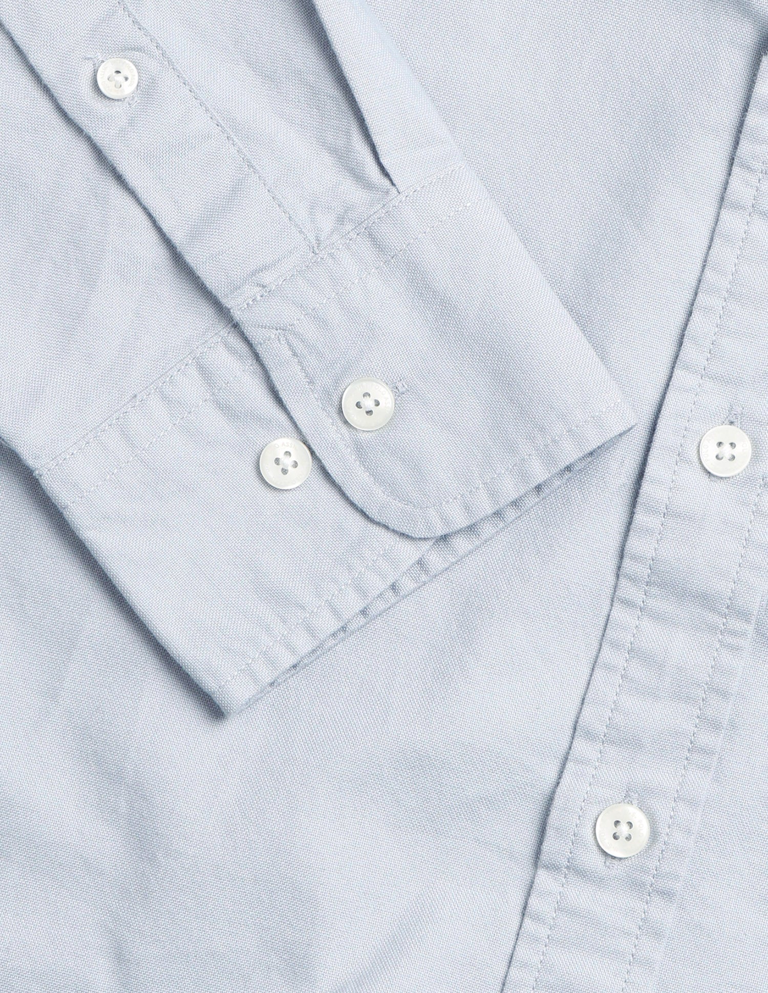 Tailored Fit Oxford Button Down Shirt Light Grey - U.S. Polo Assn. India | Large