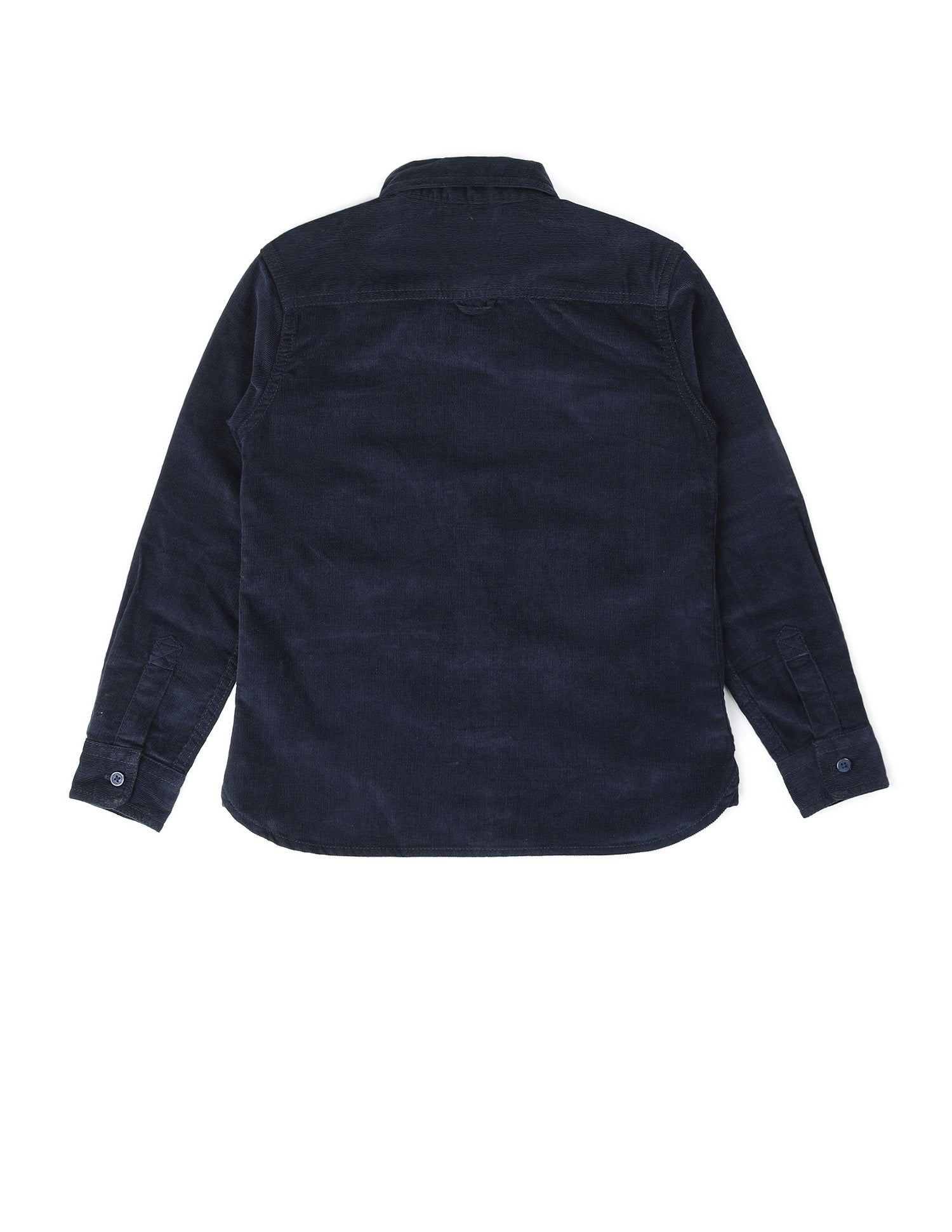 Boys Textured Pure Cotton Shirt Navy - U.S. POLO ASSN. | Large