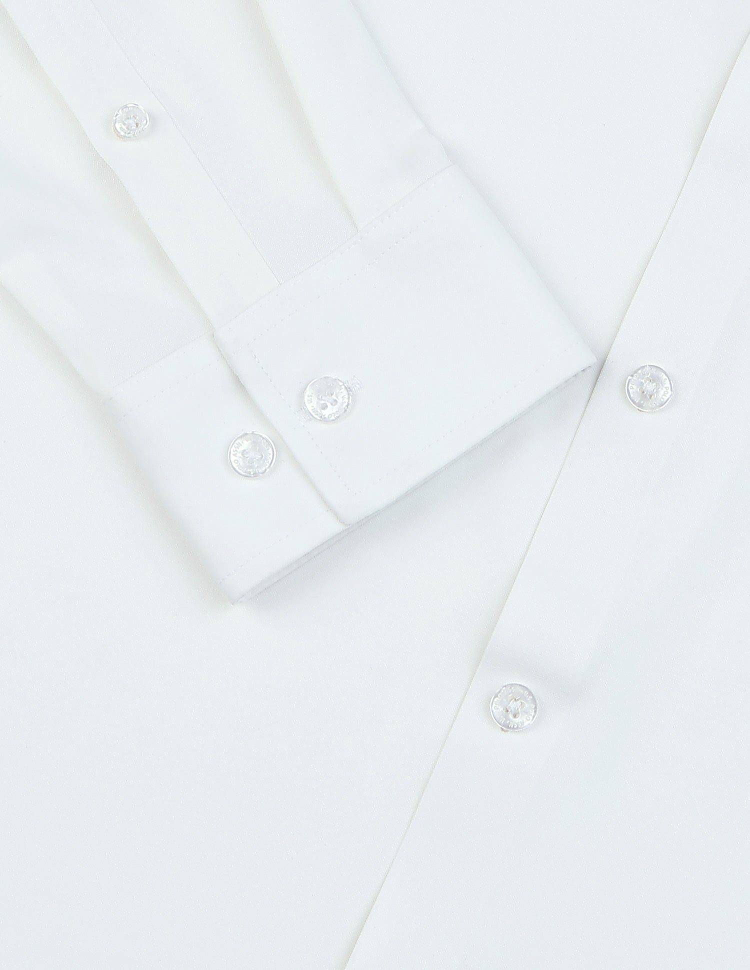 Solid Knitted Shirt White - U.S. Polo Assn. India | Large