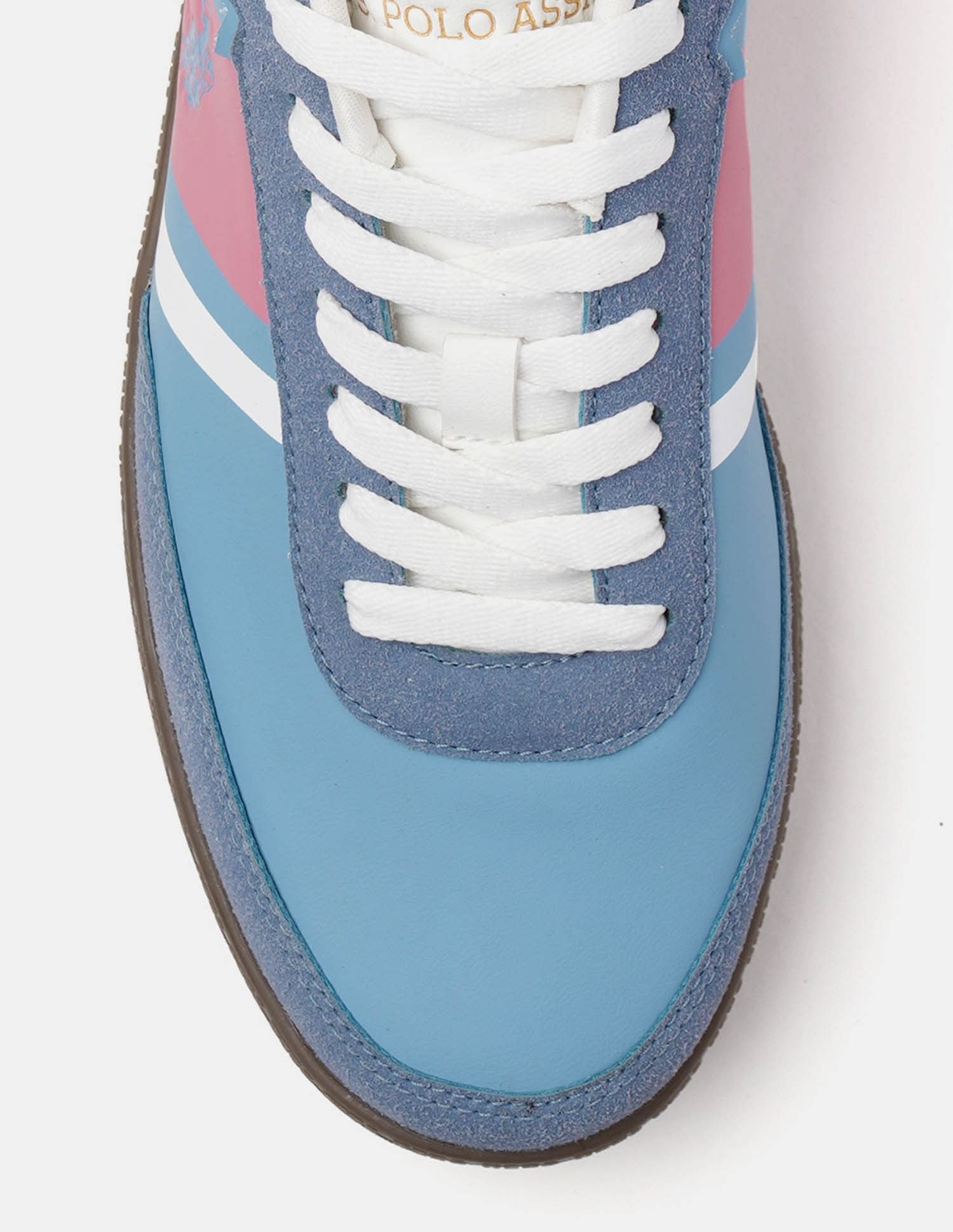 Men Hilton Colour Blocked Sneakers Blue - U.S. Polo Assn. India | Large