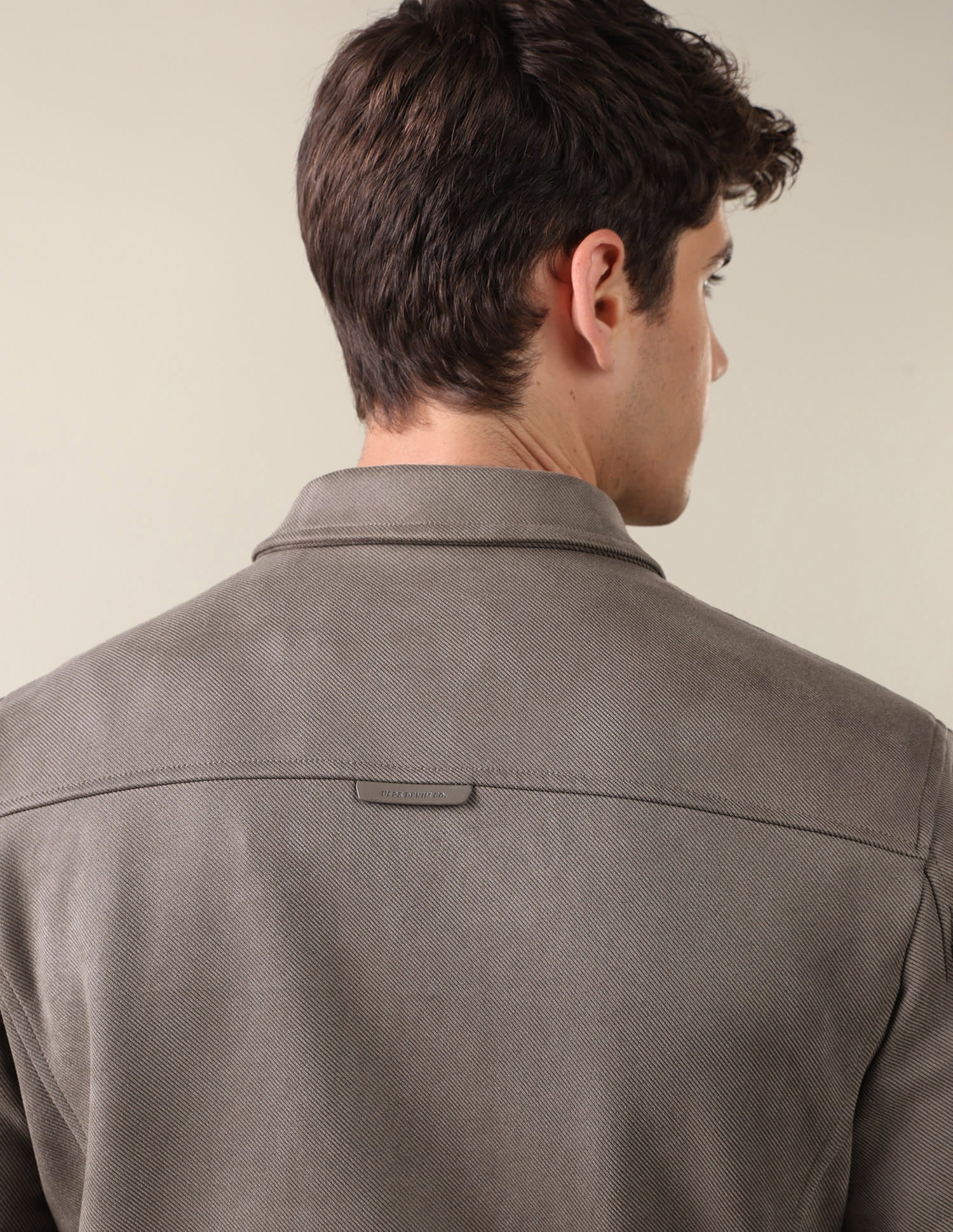 Solid Regular Fit Bomber Jacket Brown - U.S. Polo Assn. India | Large