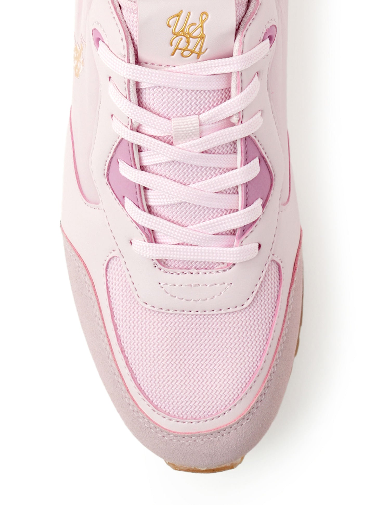 Women Cleo Suede Sneakers Pink - U.S. Polo Assn. India | Large