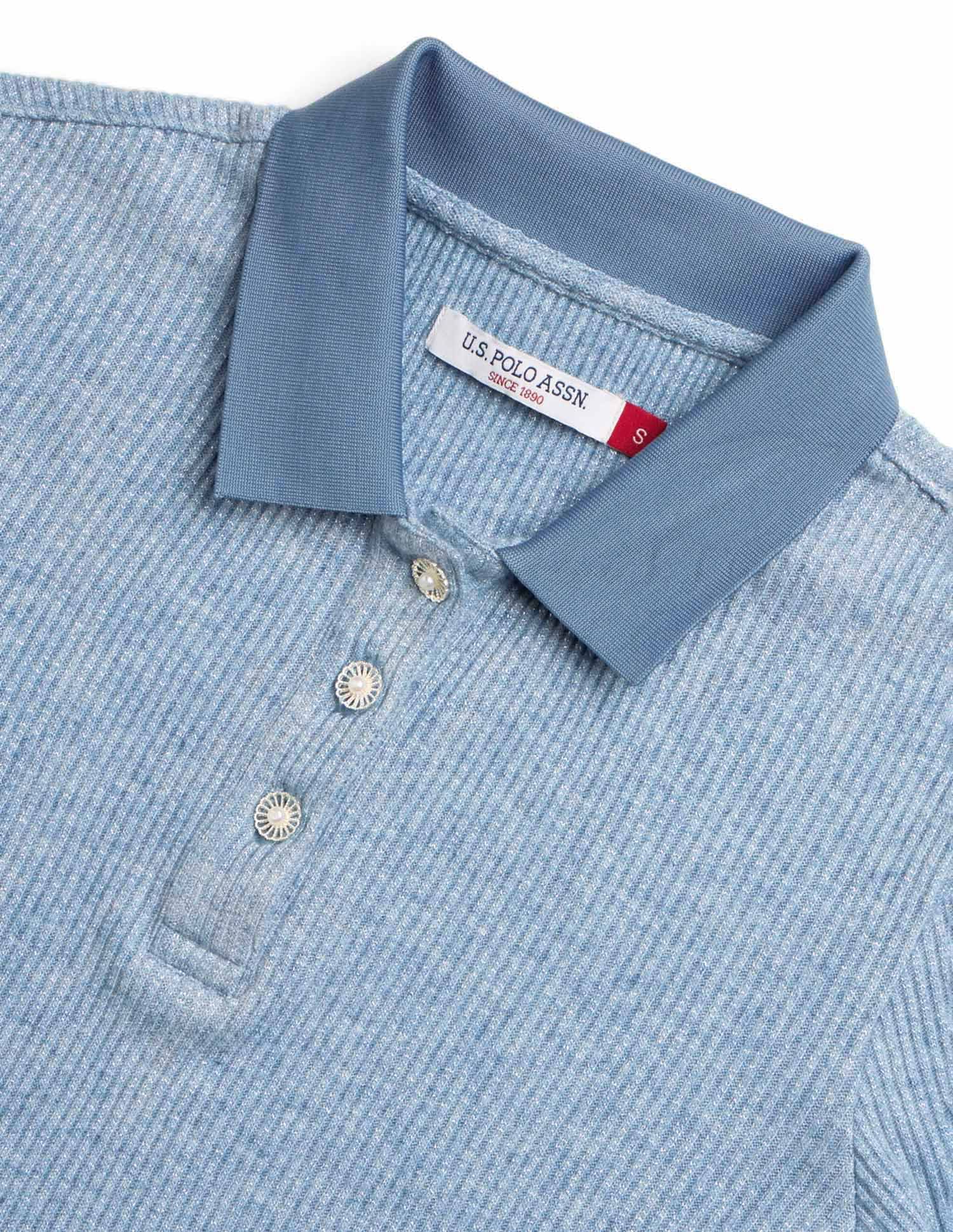 Self Design Regular Fit Top Blue - U.S. POLO ASSN. | Large