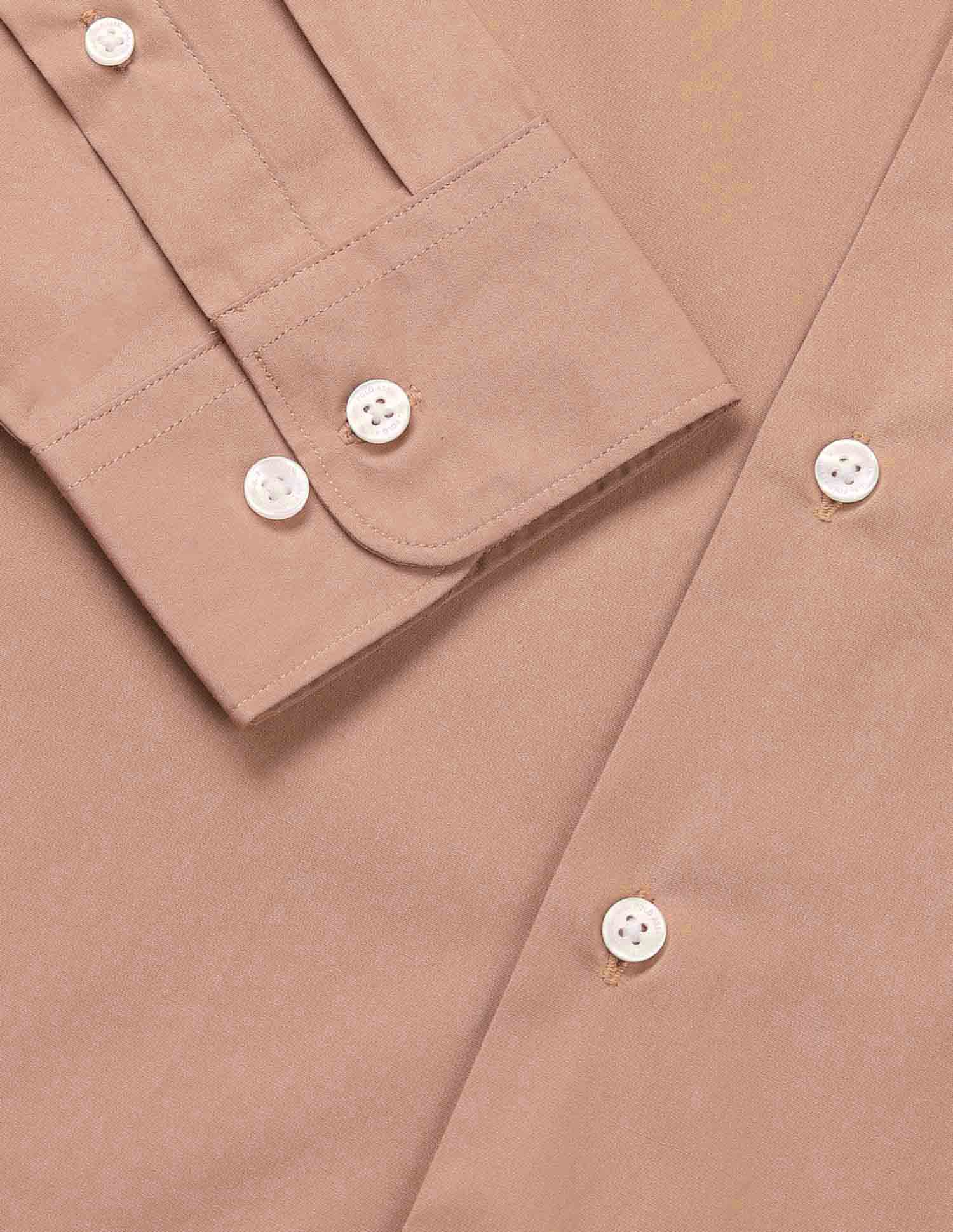 Solid Tailored Fit Shirt Peach - U.S. Polo Assn. India | Large