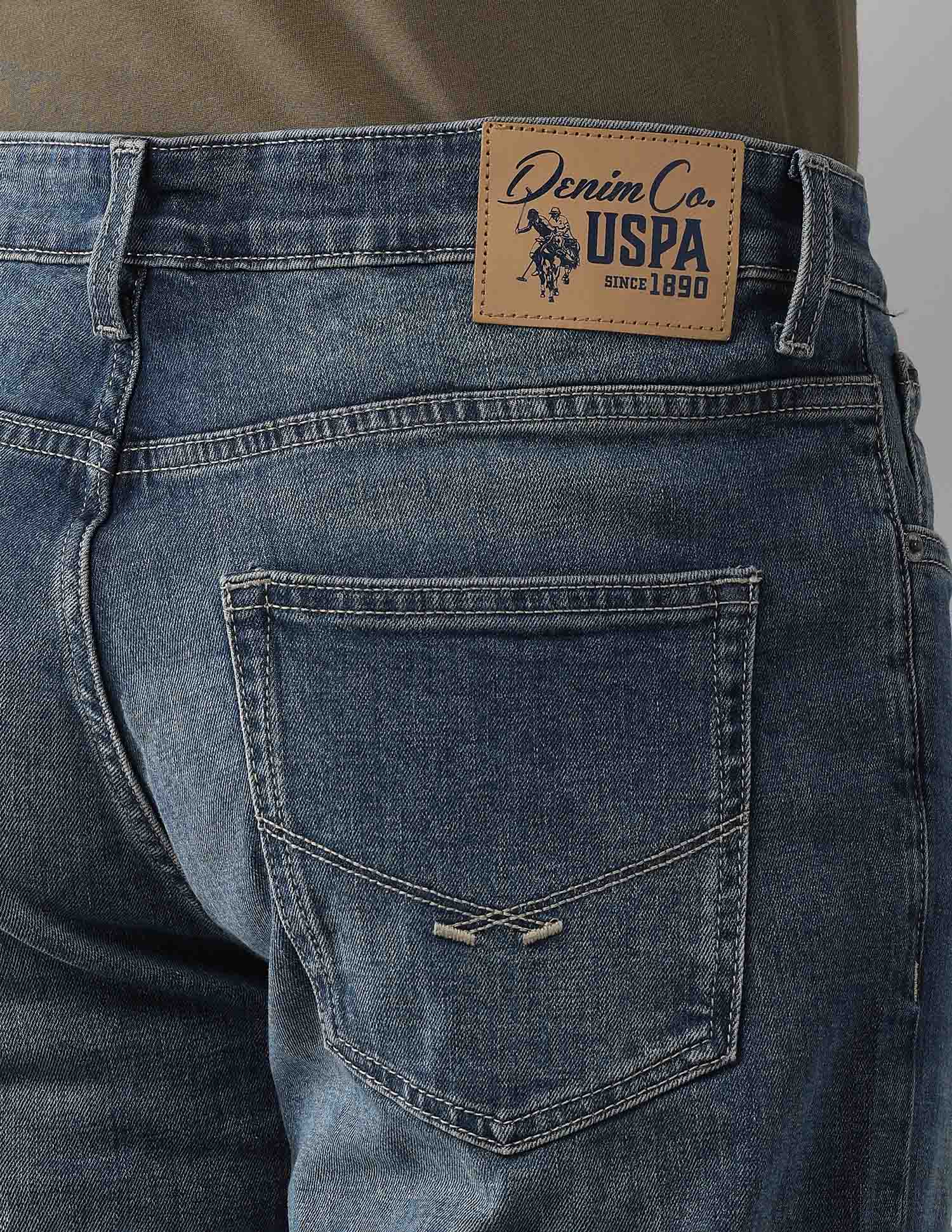 Harold Slim Straight Fit Vintage Jeans Blue - U.S. Polo Assn. India | Large