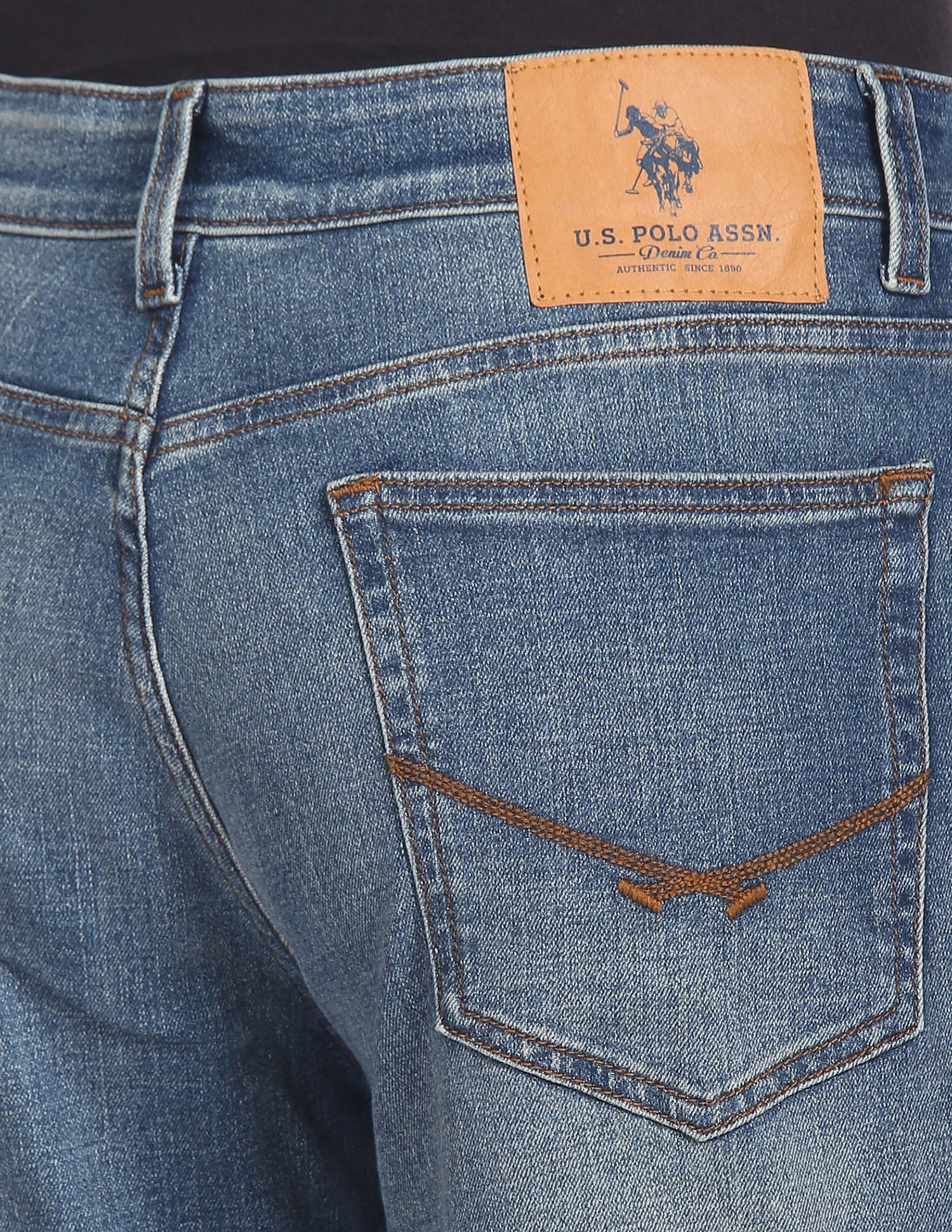 Stone Wash Connor Bootcut Jeans Blue - U.S. Polo Assn. India | Large