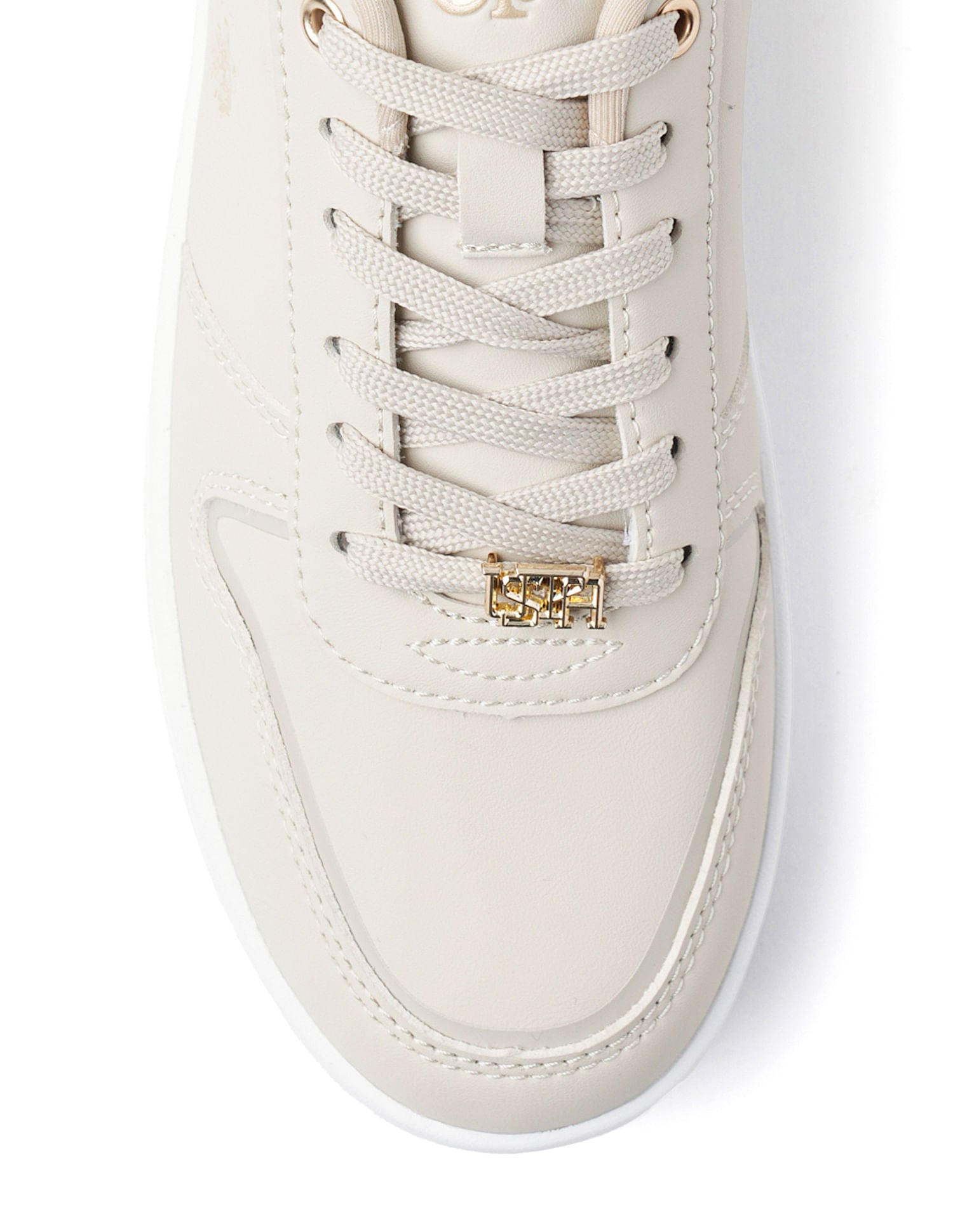 Women Solid Ayra Sneakers Beige - U.S. Polo Assn. India | Large