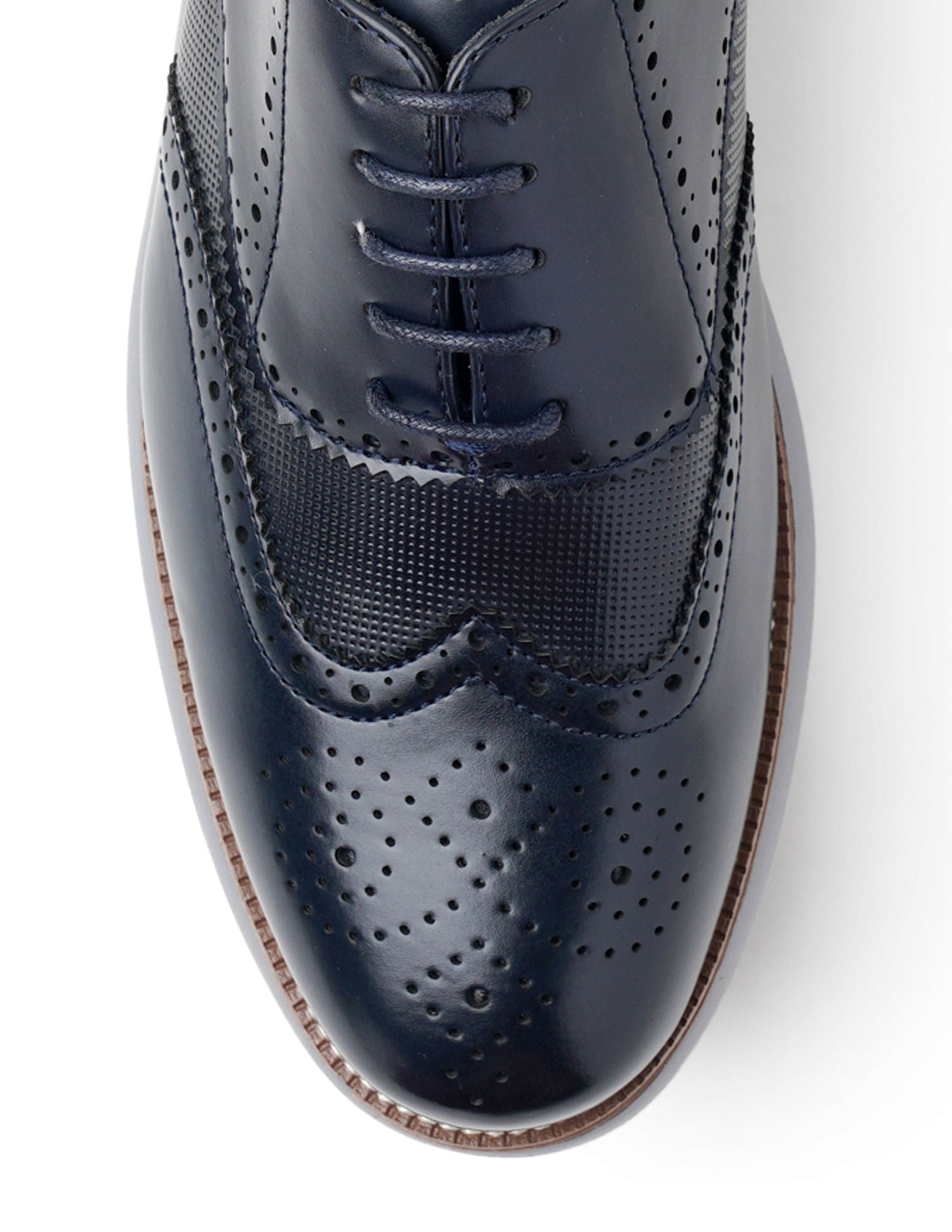 Men Marco Navy Work Casuals Lace Up Shoes Blue - U.S. Polo Assn. India | Large