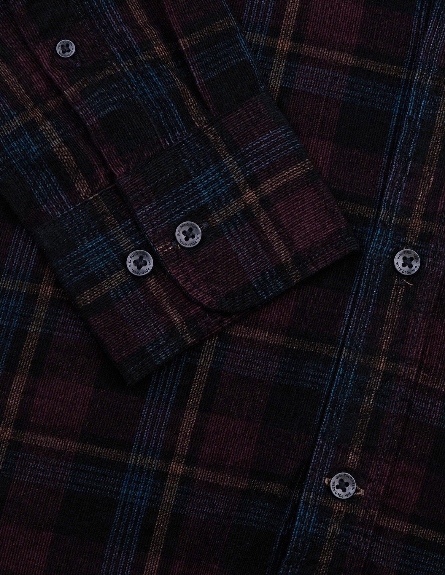 Tailored Fit Corduroy Shirt Maroon - U.S. Polo Assn. India | Large