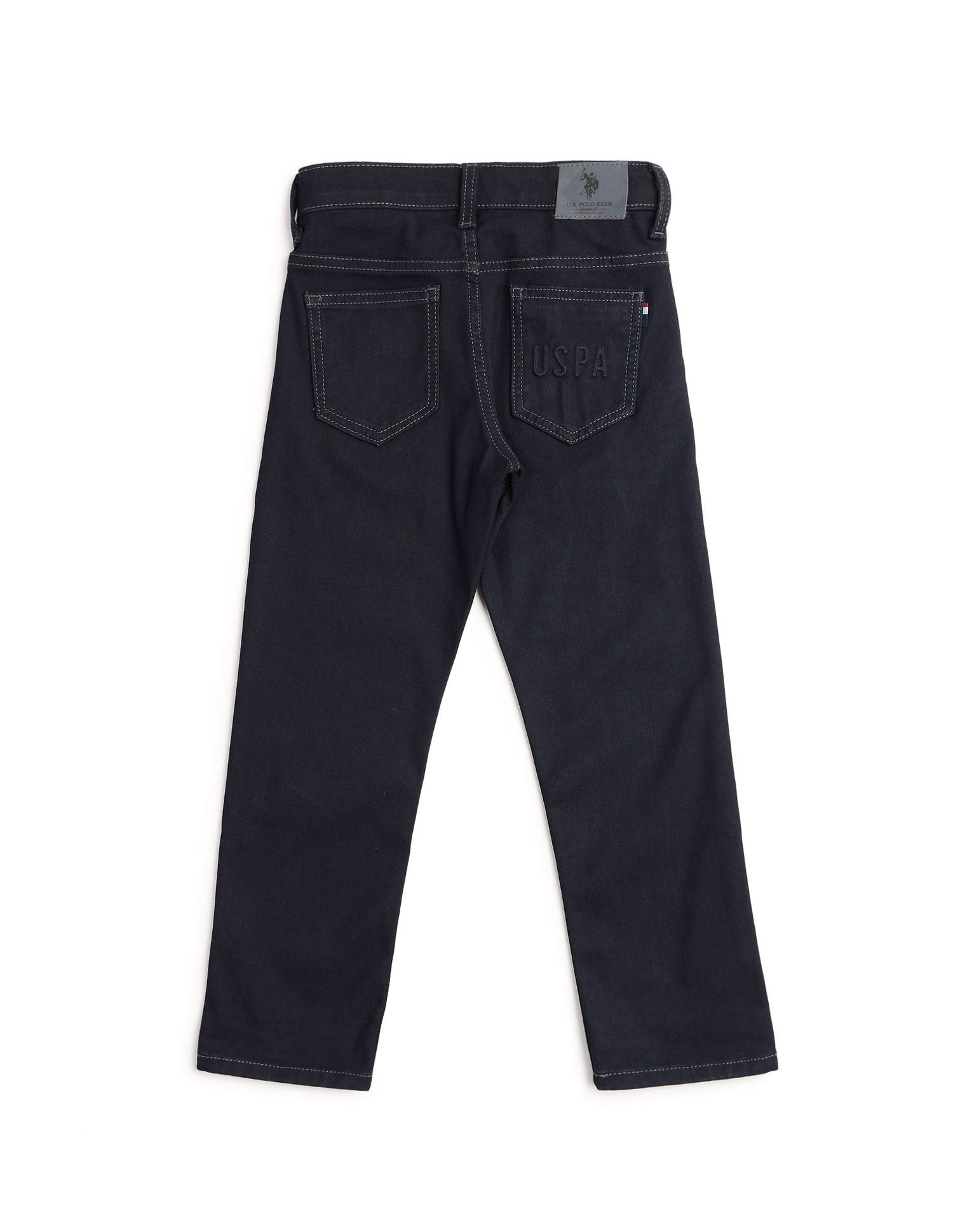 Boys Relaxed Fit Black Jeans Dark Wash - U.S. POLO ASSN. | Large