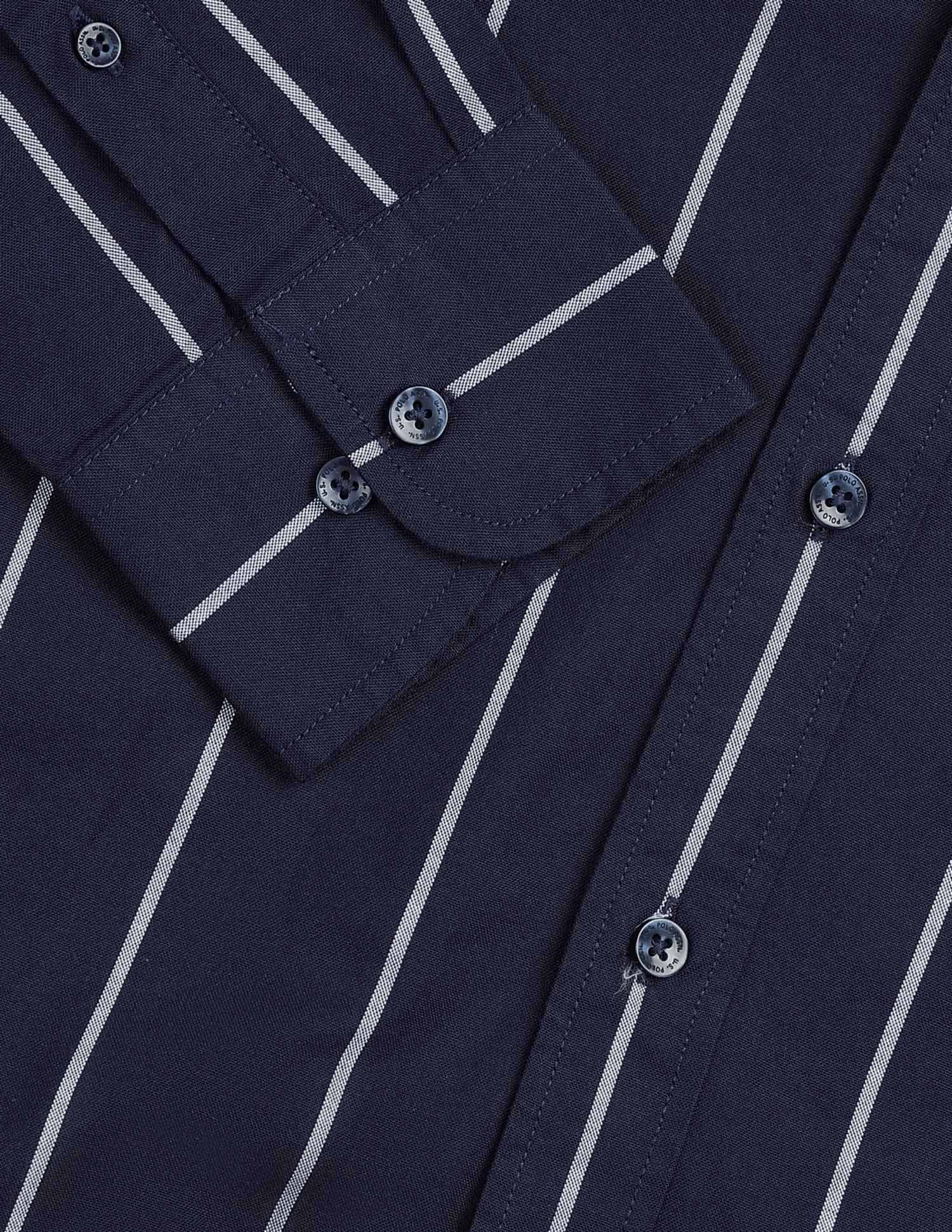 Vertical Striped 135Th Shirt Navy - U.S. Polo Assn. India | Large