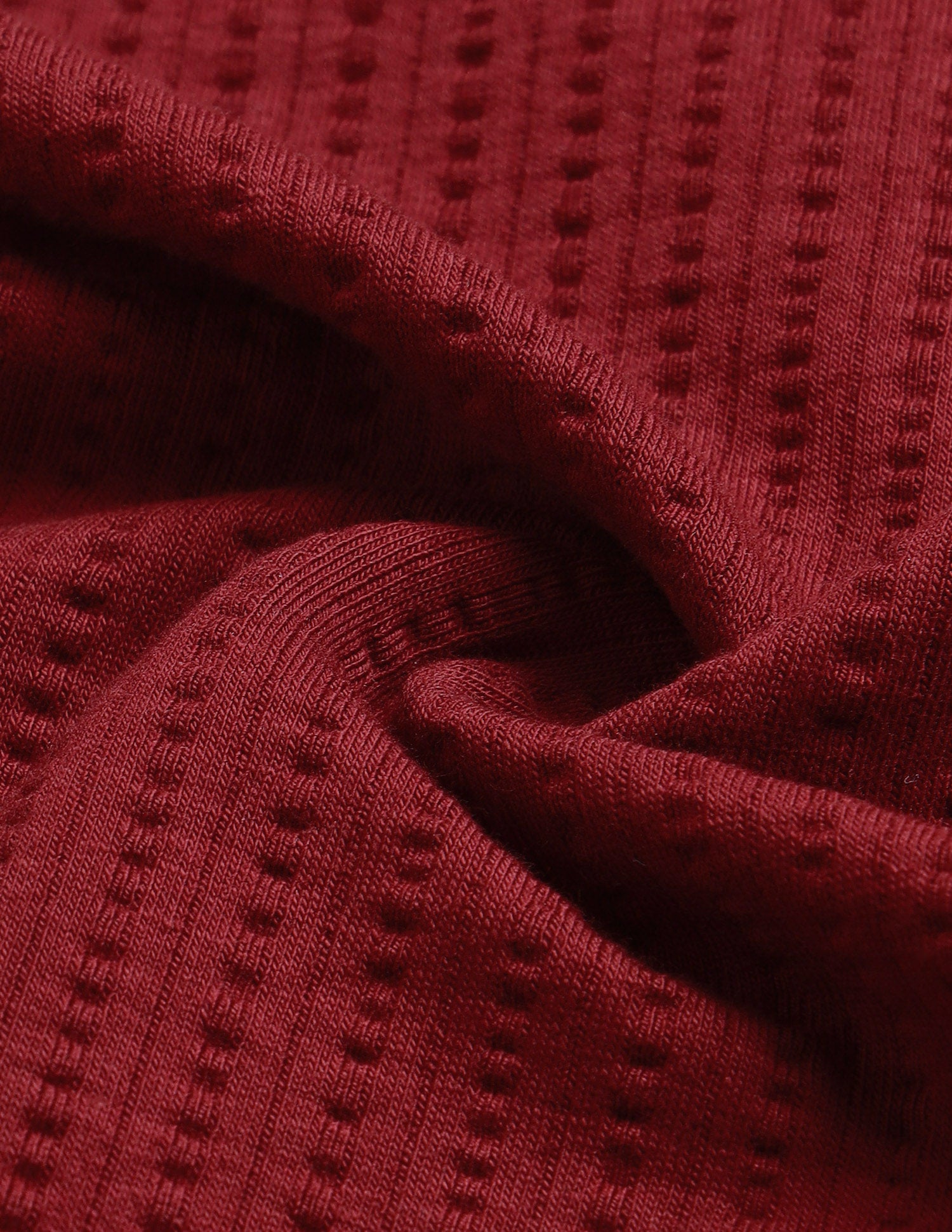 Textured Slim Fit Polo Shirt Red - U.S. Polo Assn. India | Large