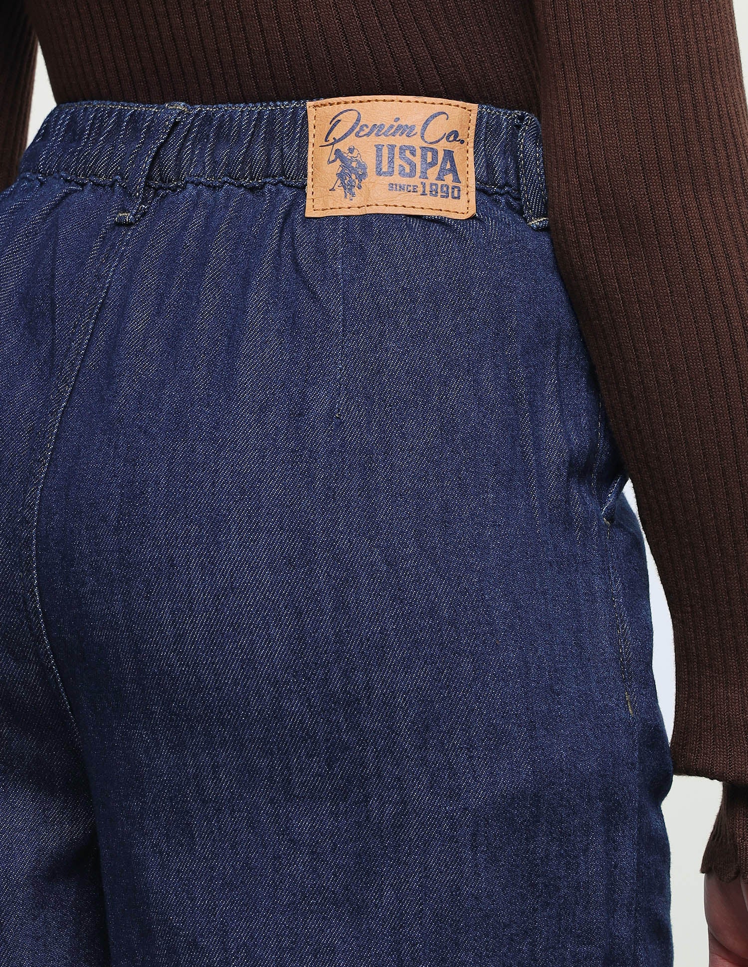 Baggy Fit Blue Jeans Dark Blue - U.S. Polo Assn. India | Large