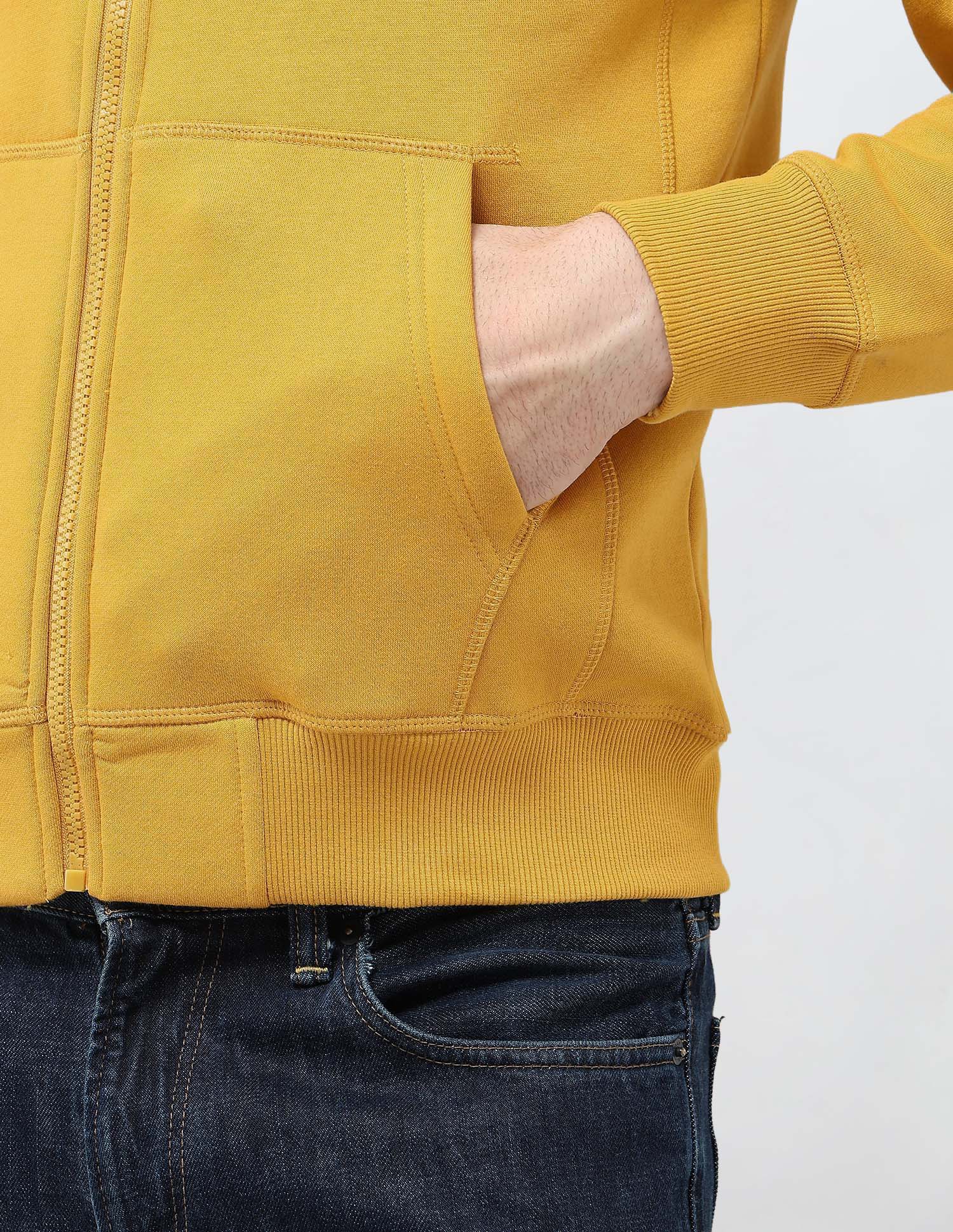 Solid Hooded Sweatshirt Mustard - U.S. POLO ASSN. | Large