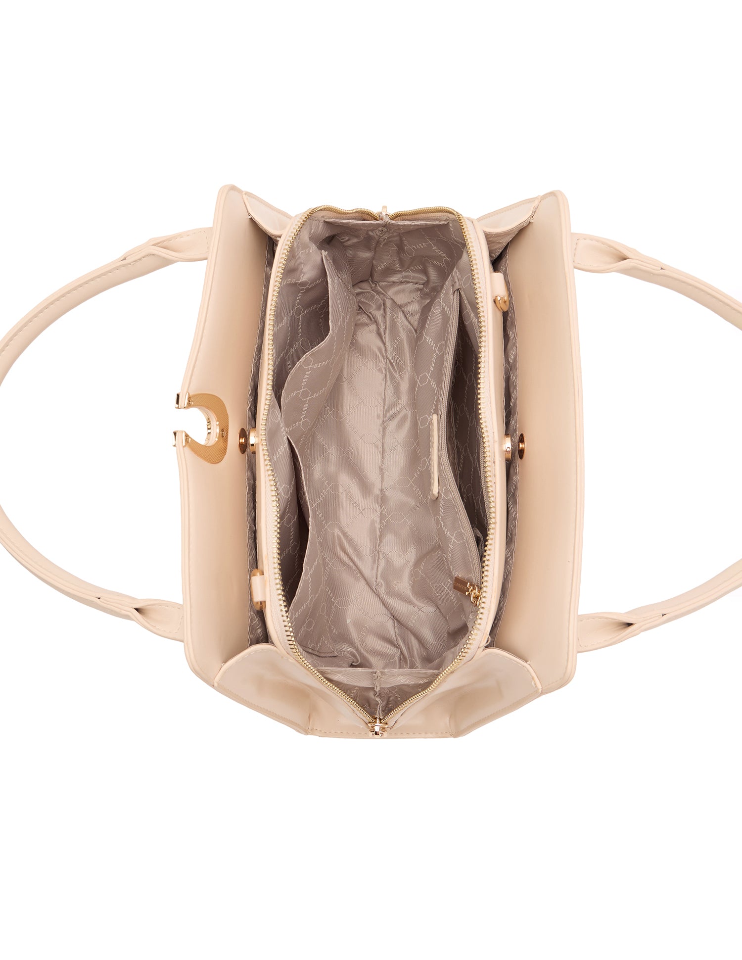 Cady Satchel Bag Beige - U.S. Polo Assn. India | Large