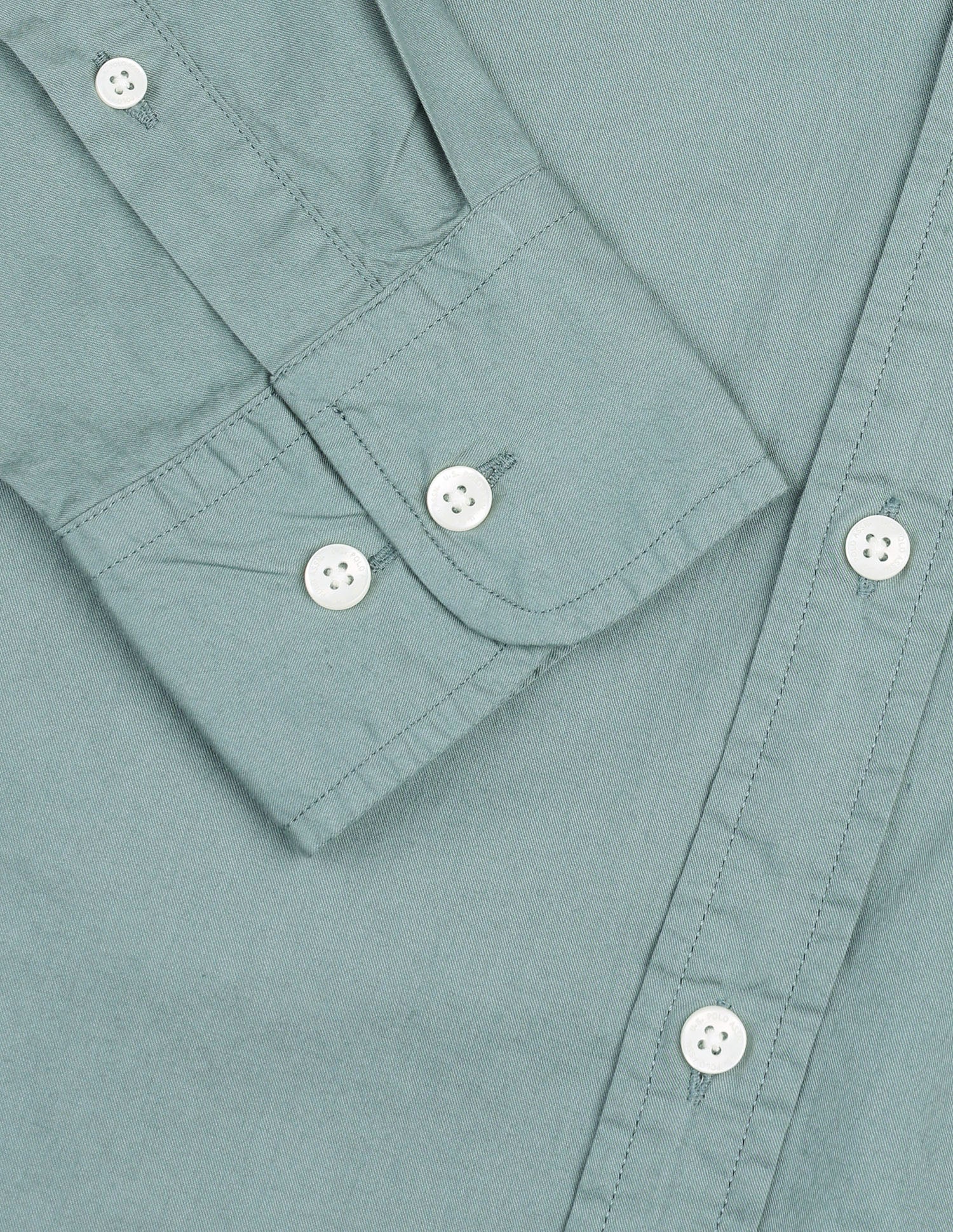 Twill Solid Shirt Green - U.S. Polo Assn. India | Large