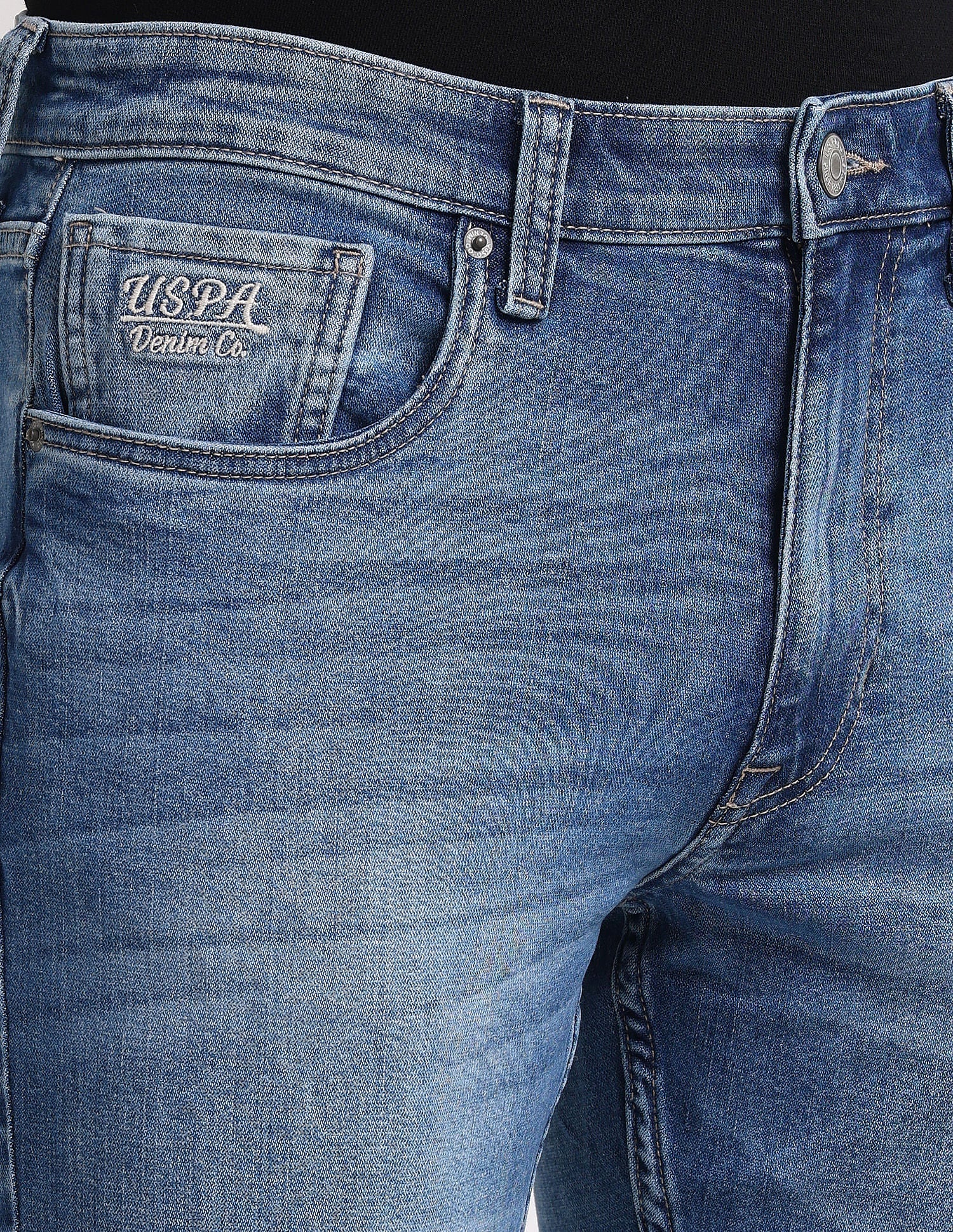 Connor Bootcut Blue Jeans Blue - U.S. Polo Assn. India | Large