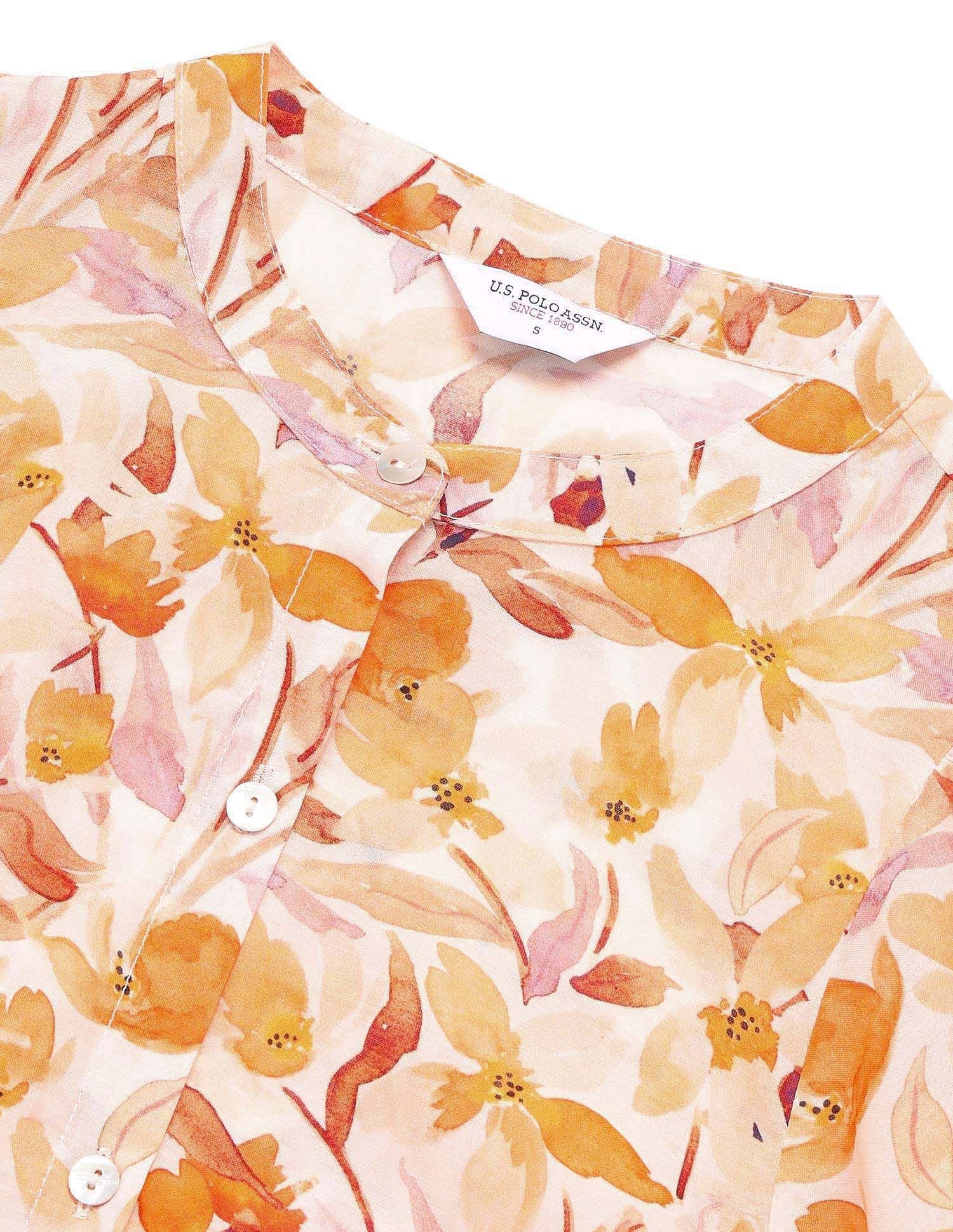 Floral Printed Top Multi - U.S. Polo Assn. India | Large