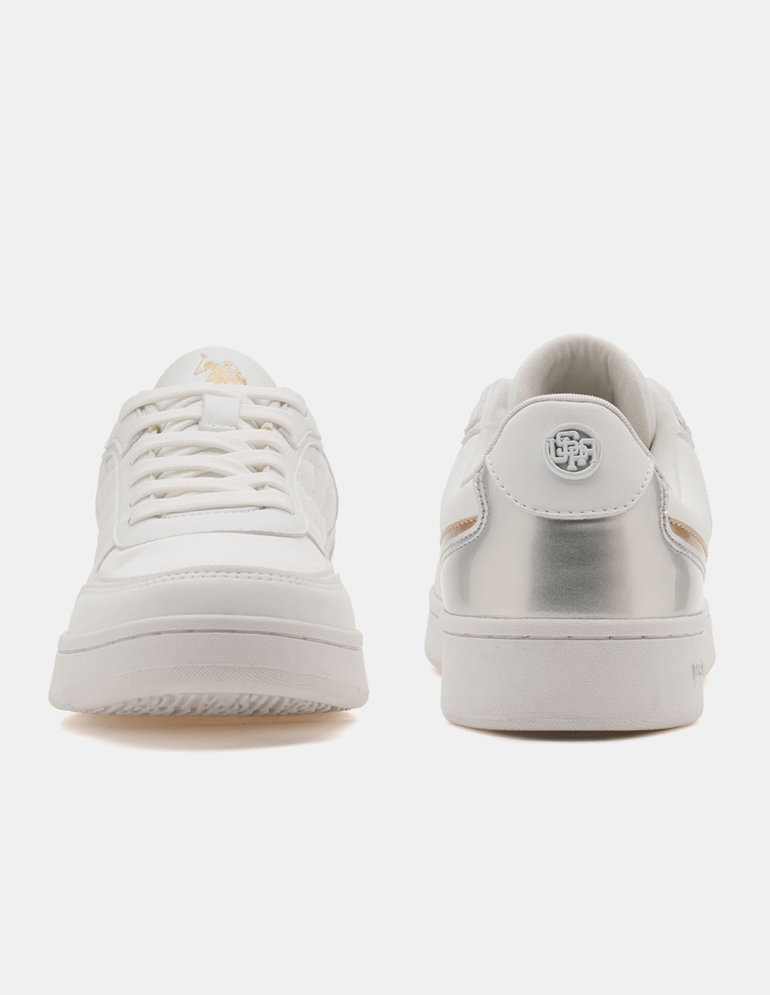 Women Sophie 2.0 Metallic Sneakers Off White - U.S. Polo Assn. India | Large