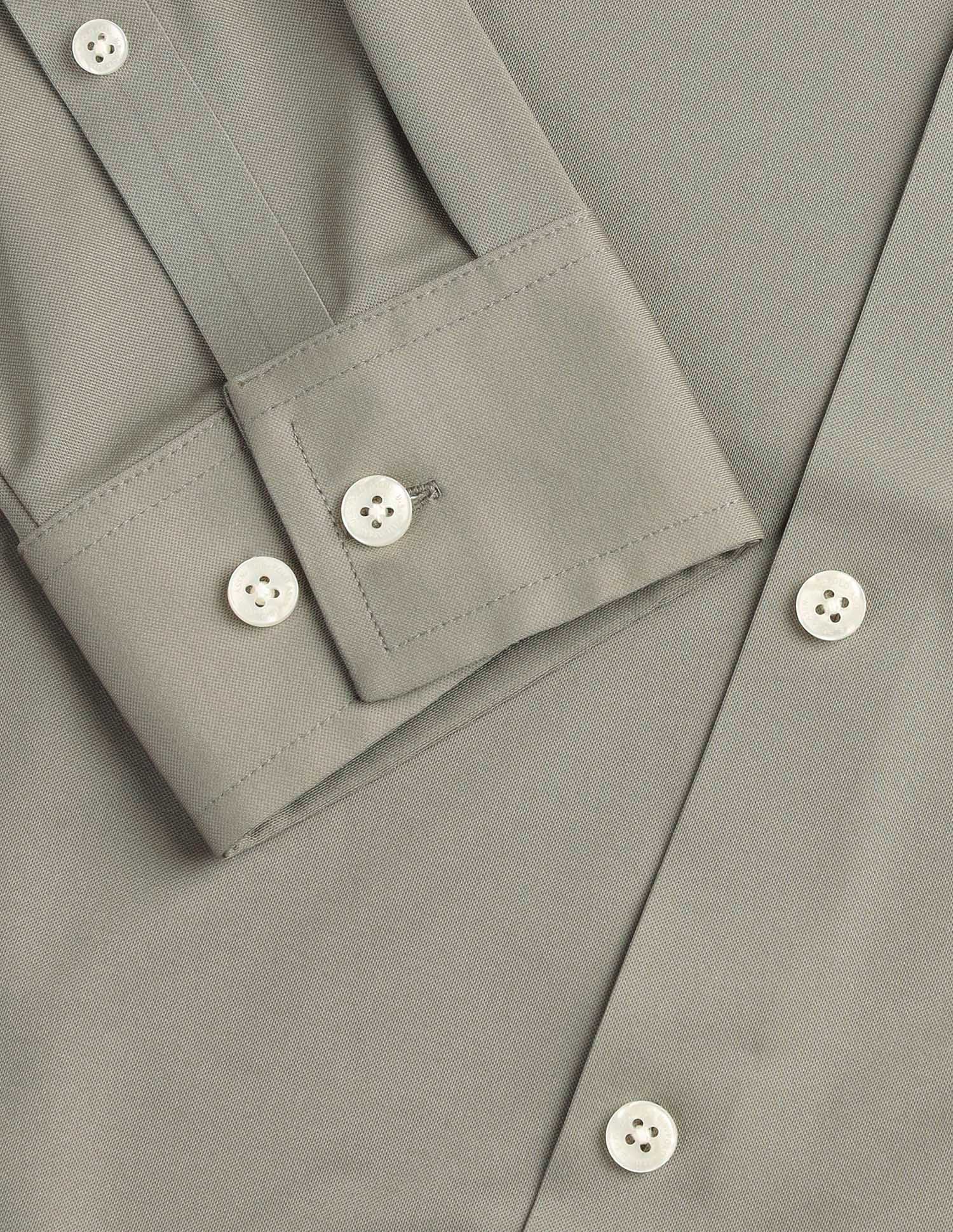 Solid Tailored Fit Shirt Light Grey - U.S. POLO ASSN. | Large