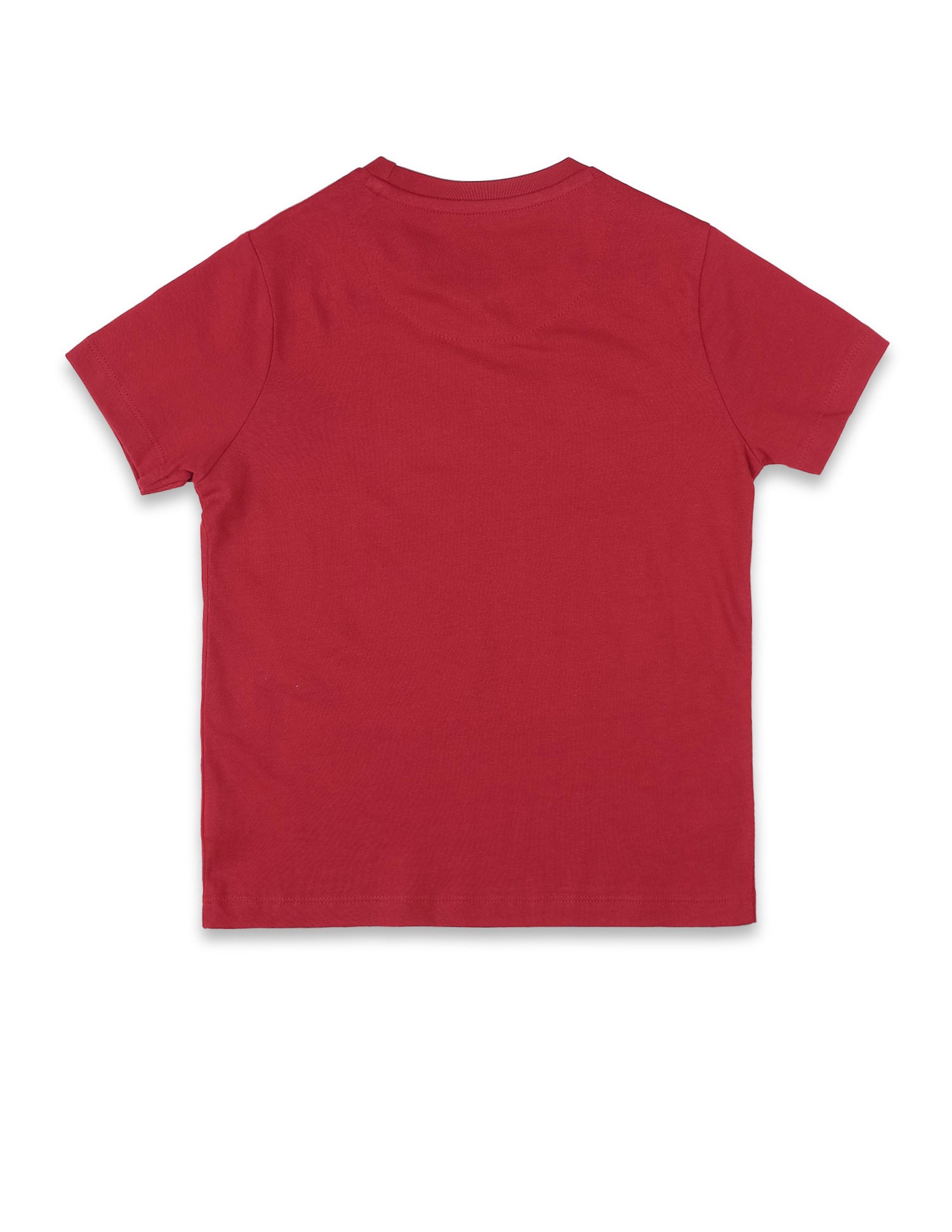 Boys Brand Printed Pure Cotton T-Shirt Red - U.S. POLO ASSN. | Large