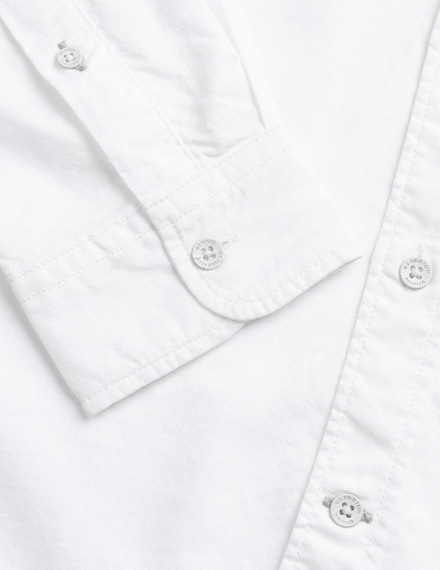 Solid Regular Fit Shirt White - U.S. Polo Assn. India | Large