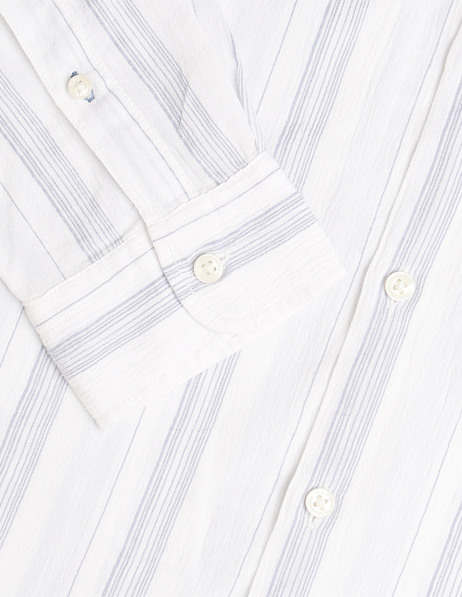 Vertical Striped Regular Fit Shirt Ecru - U.S. Polo Assn. India | Large