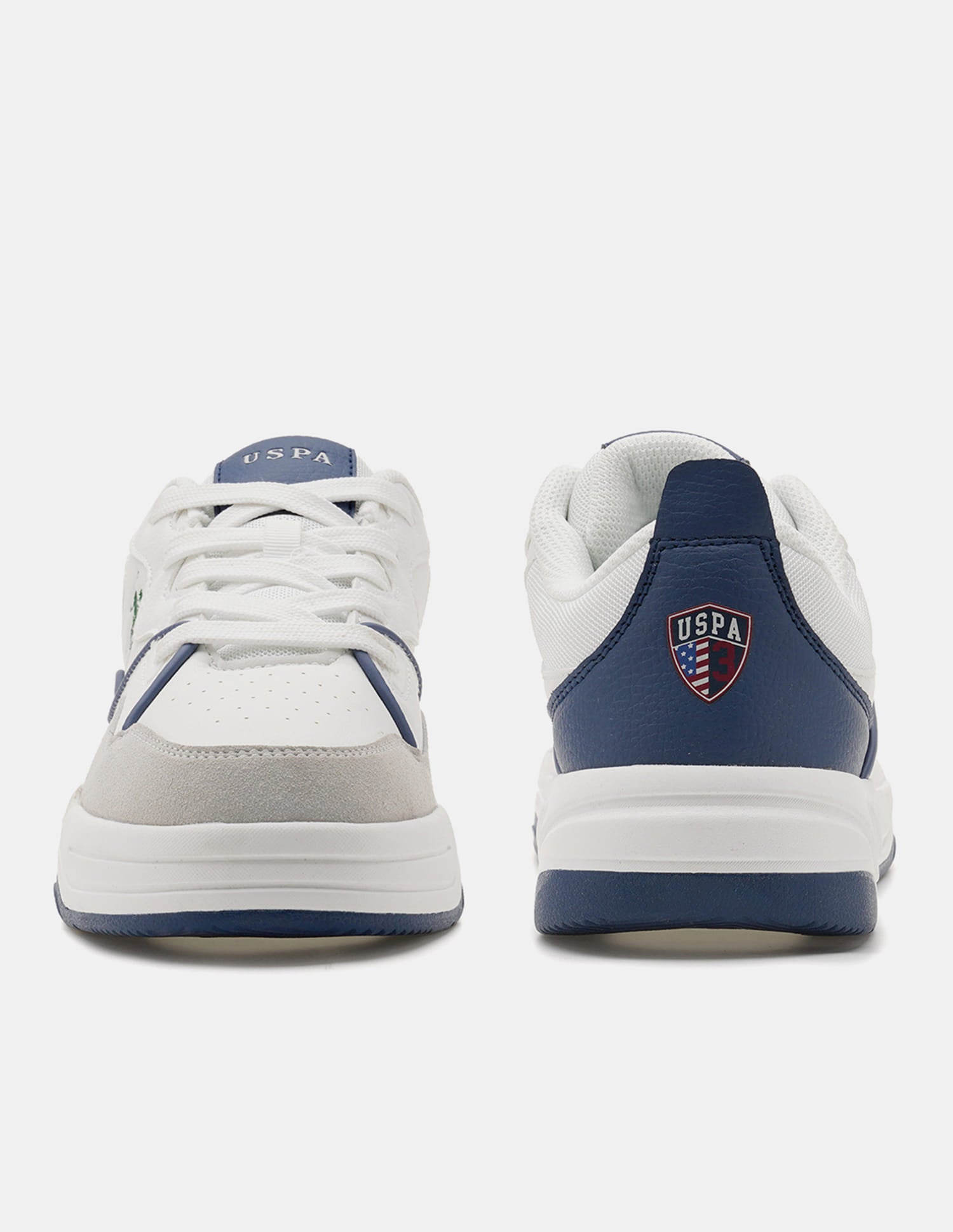 Men Odore Colour Blocked Sneakers White - U.S. Polo Assn. India | Large