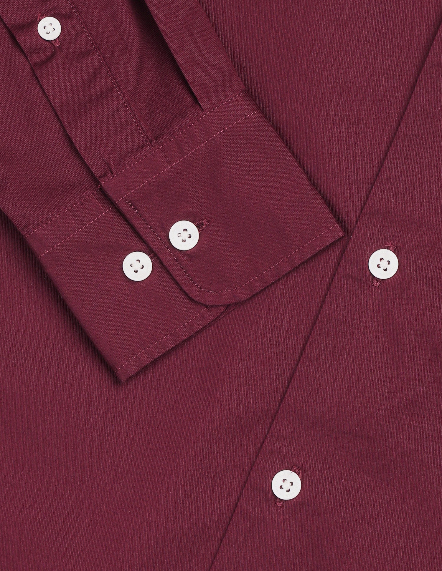 Twill Solid Shirt Maroon - U.S. Polo Assn. India | Large