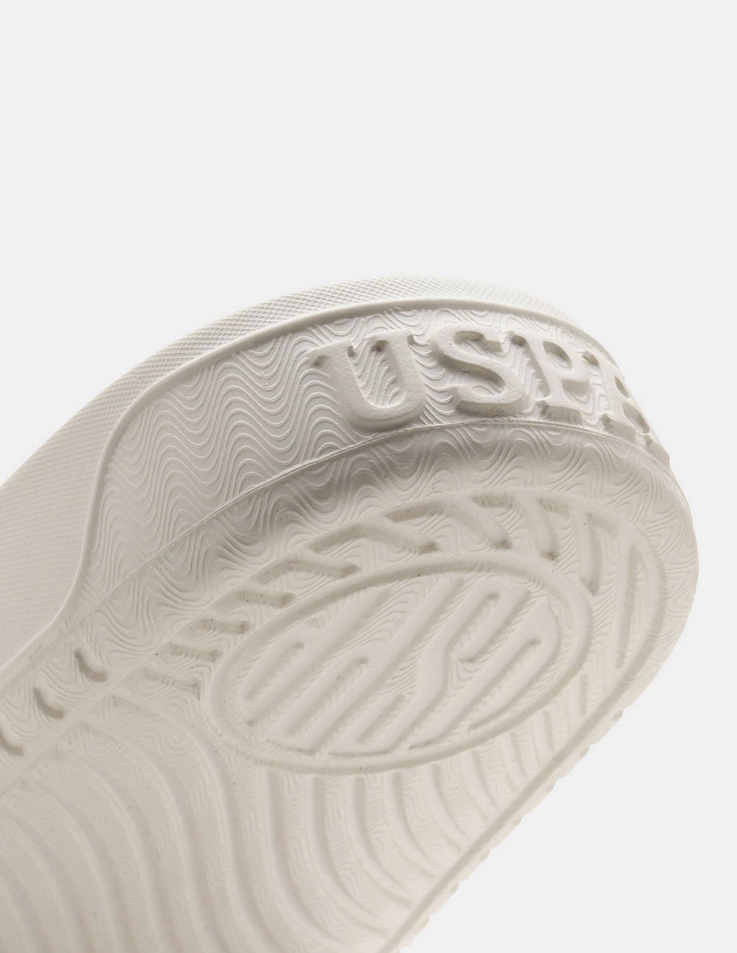 Men Palmer Open Toe Slippers White - U.S. POLO ASSN. | Large