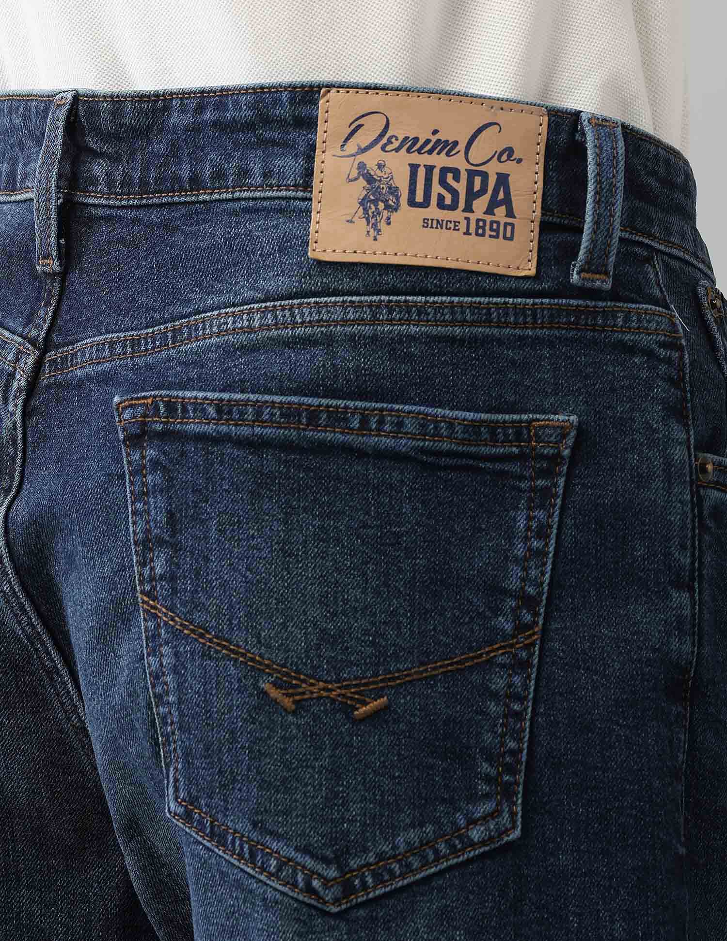 Vintage Shawn Relaxed Fit Blue Jeans Blue - U.S. Polo Assn. India | Large